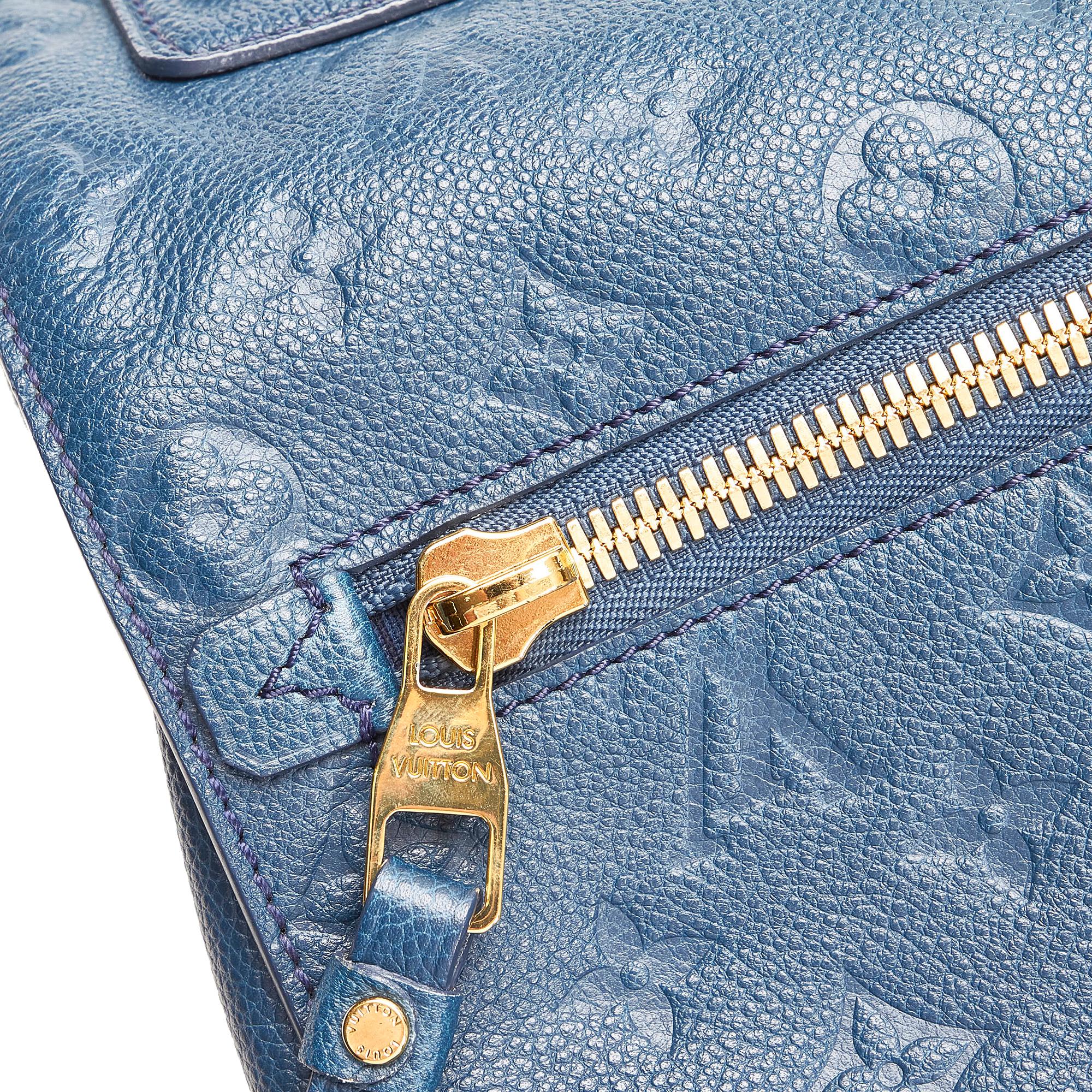 Louis Vuitton Monogram Empreinte Petillante Bleu Infini (SHG-34795)