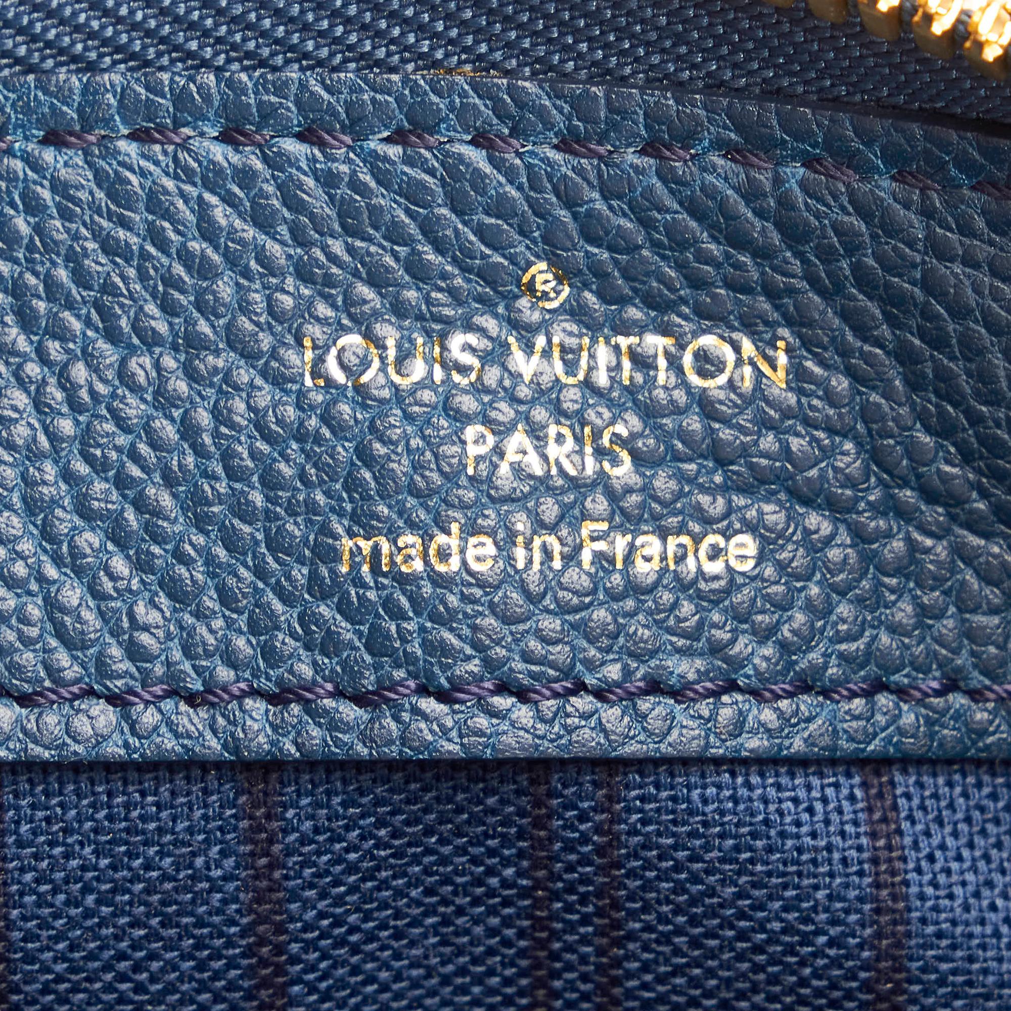 Louis Vuitton Monogram Empreinte Petillante Bleu Infini (SHG-34795)