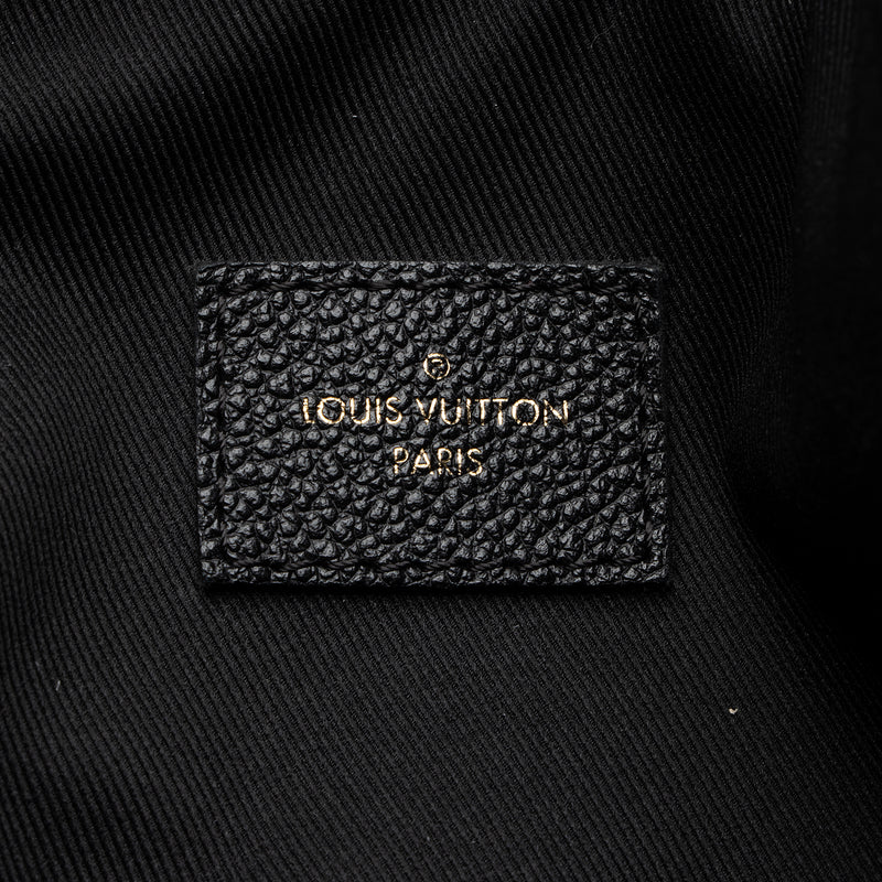 Louis Vuitton Monogram Empreinte Leather Ponthieu PM Navy Blue