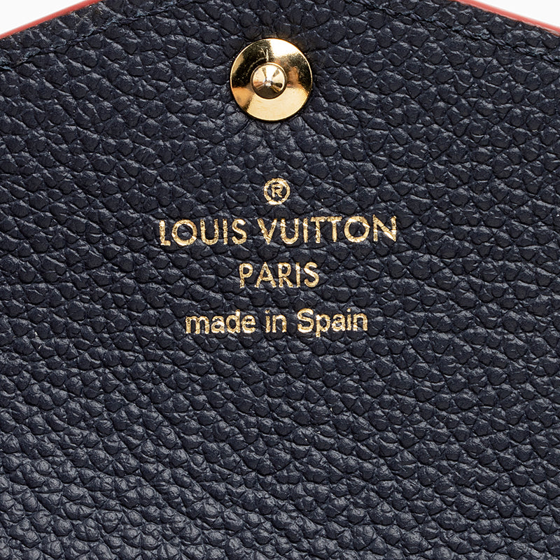 Louis Vuitton Monogram Empreinte Sarah Wallet (SHF-20830)