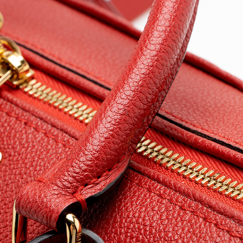 Louis Vuitton Monogram Empreinte Speedy Bandouliere 25 Satchel (SHF-15020)