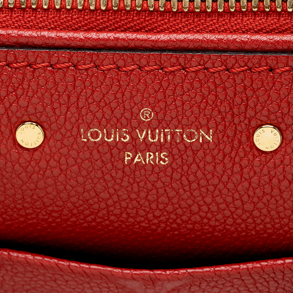 Louis Vuitton Monogram Empreinte Speedy Bandouliere 25 Satchel (SHF-15020)