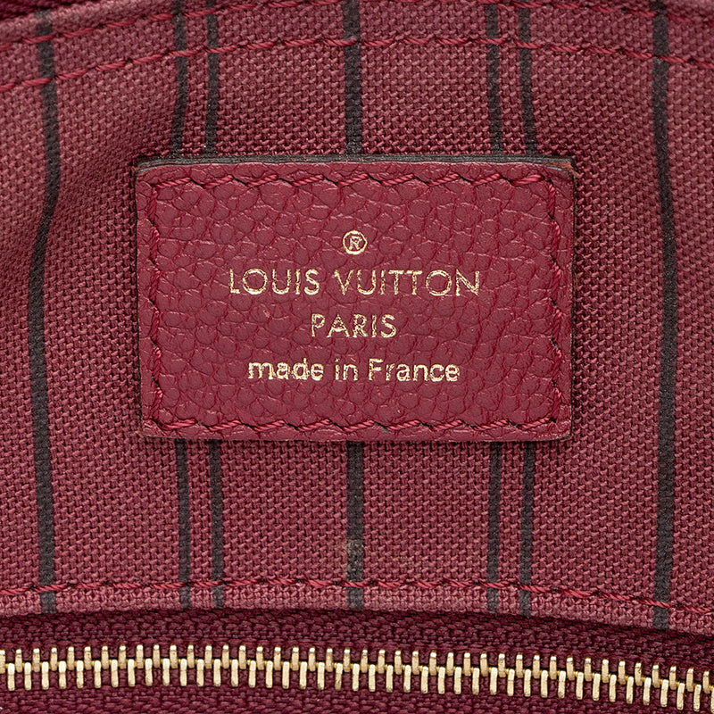 Louis Vuitton Monogram Empreinte Speedy Bandouliere 25 Satchel (SHF-16212)
