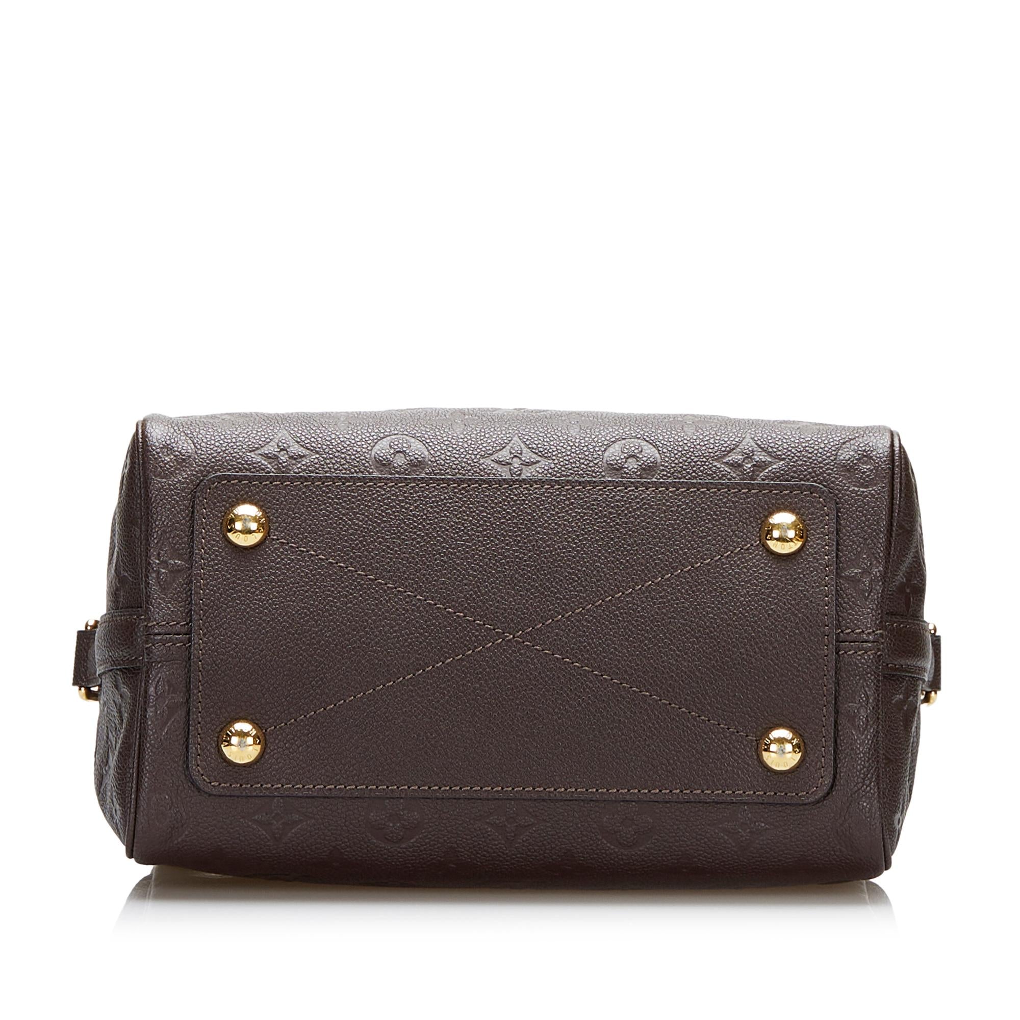 Louis Vuitton Monogram Empreinte Speedy Bandouliere 25 (SHG-5xN2SW)