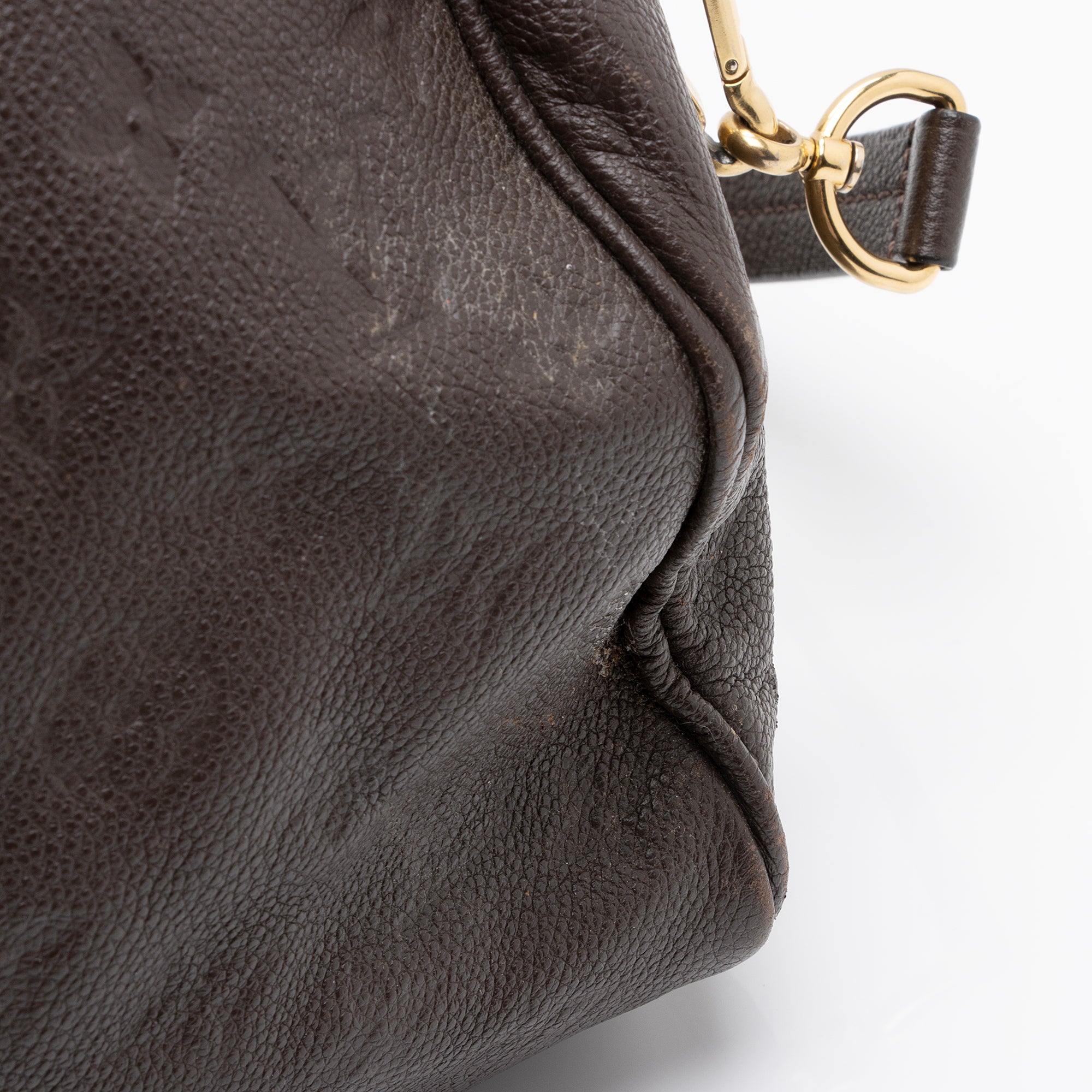 Louis Vuitton Monogram Empreinte Speedy Bandouliere 30 Satchel (SHF-23588)