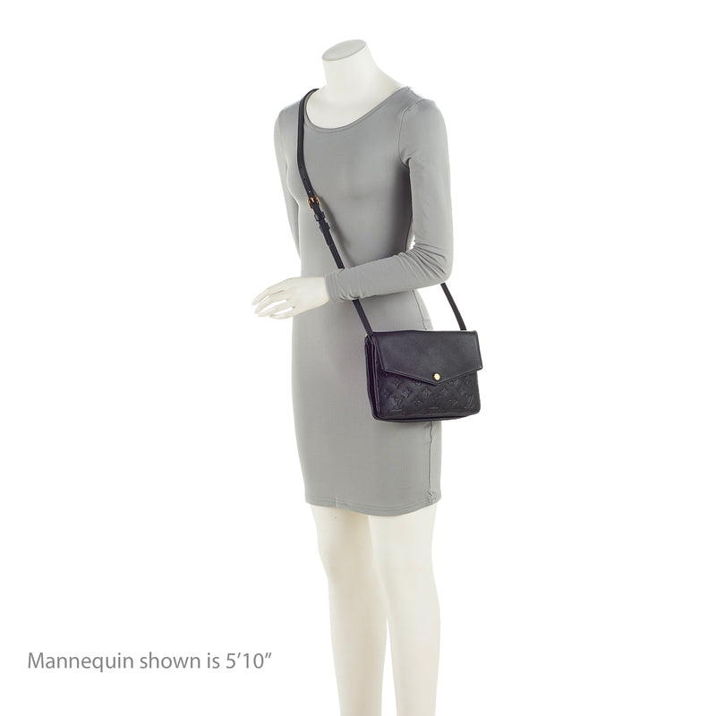 Louis Vuitton Monogram Empreinte Twinset Shoulder Bag (SHF-Kbs2HP)