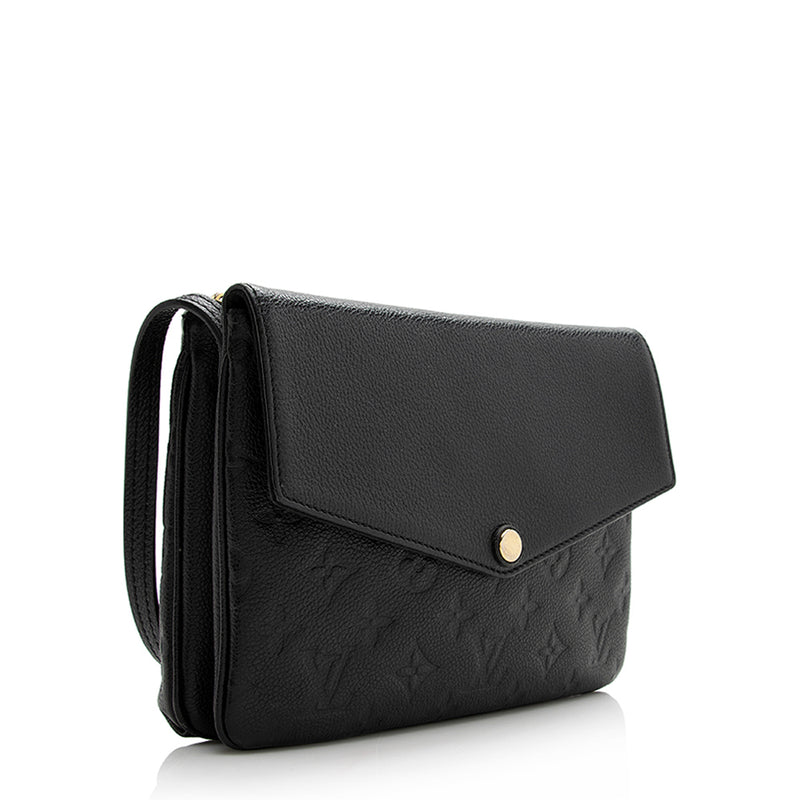 Louis Vuitton, Bags, Great Condition Louis Vuitton Lv Monogram Noir Black  Twinset Twice Crossbody Bag