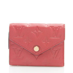 Victorine Wallet - Luxury Fashion Leather Pink