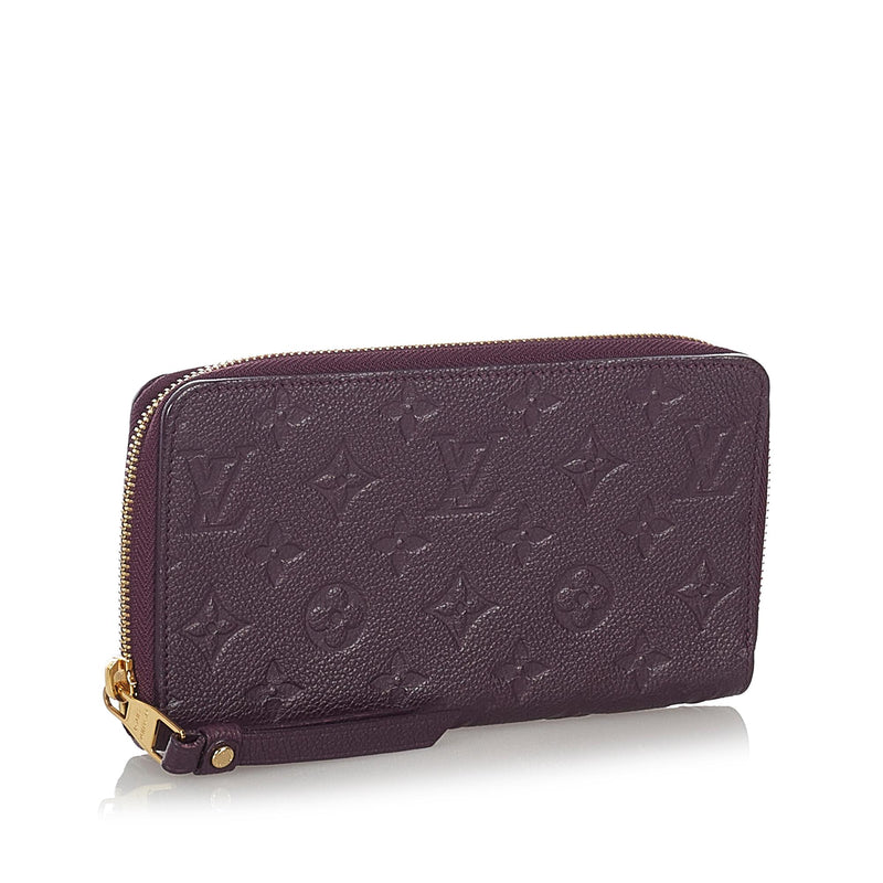 Louis Vuitton Monogram Empreinte Zippy Long Wallet (SHG-26760)