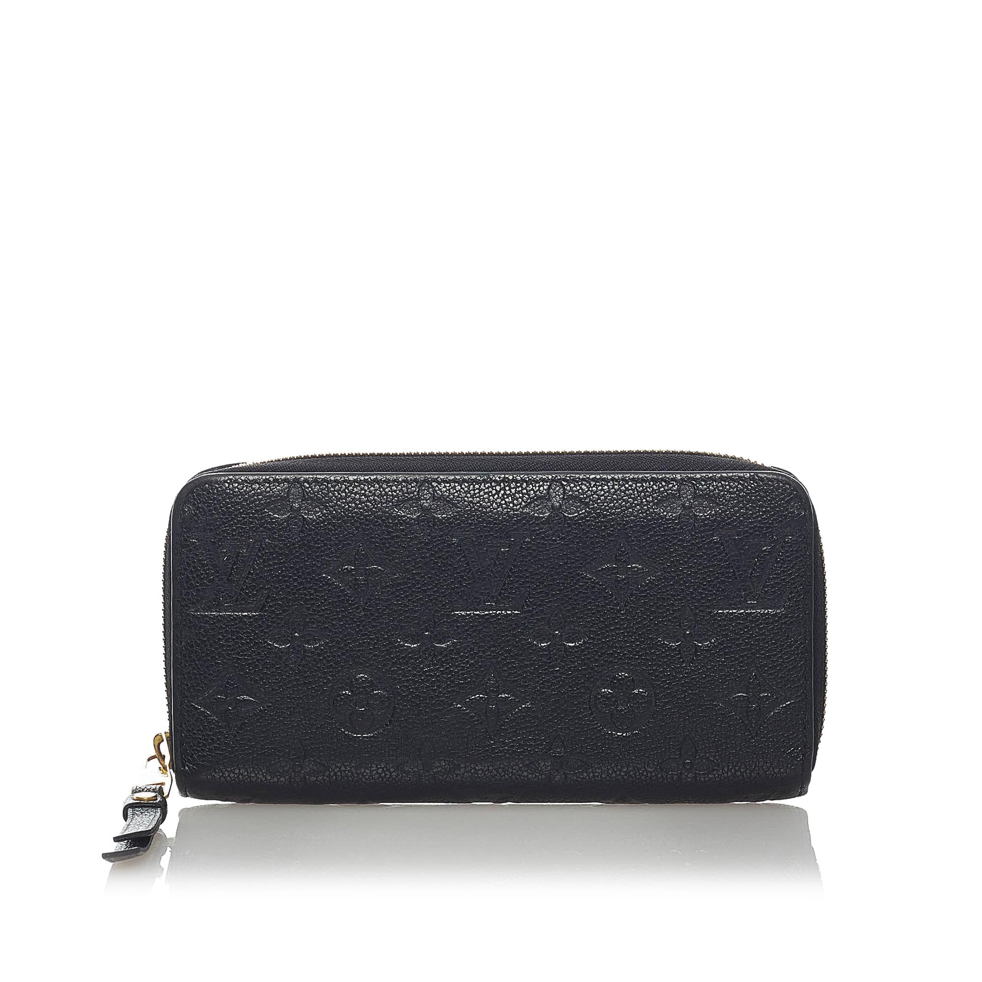 Louis Vuitton Monogram Empreinte Zippy Long Wallet (SHG-33363)