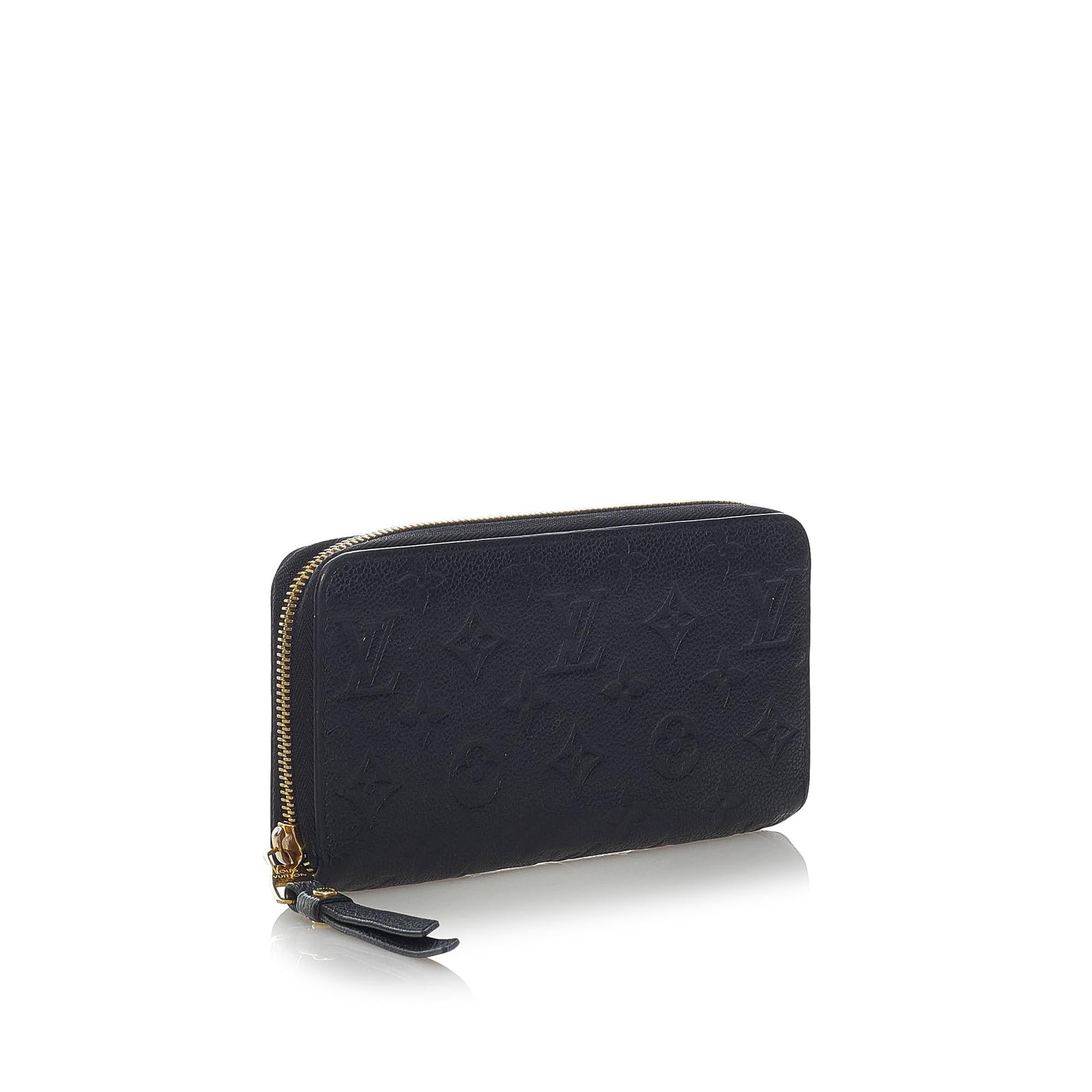 Louis Vuitton Monogram Empreinte Zippy Long Wallet (SHG-33363)