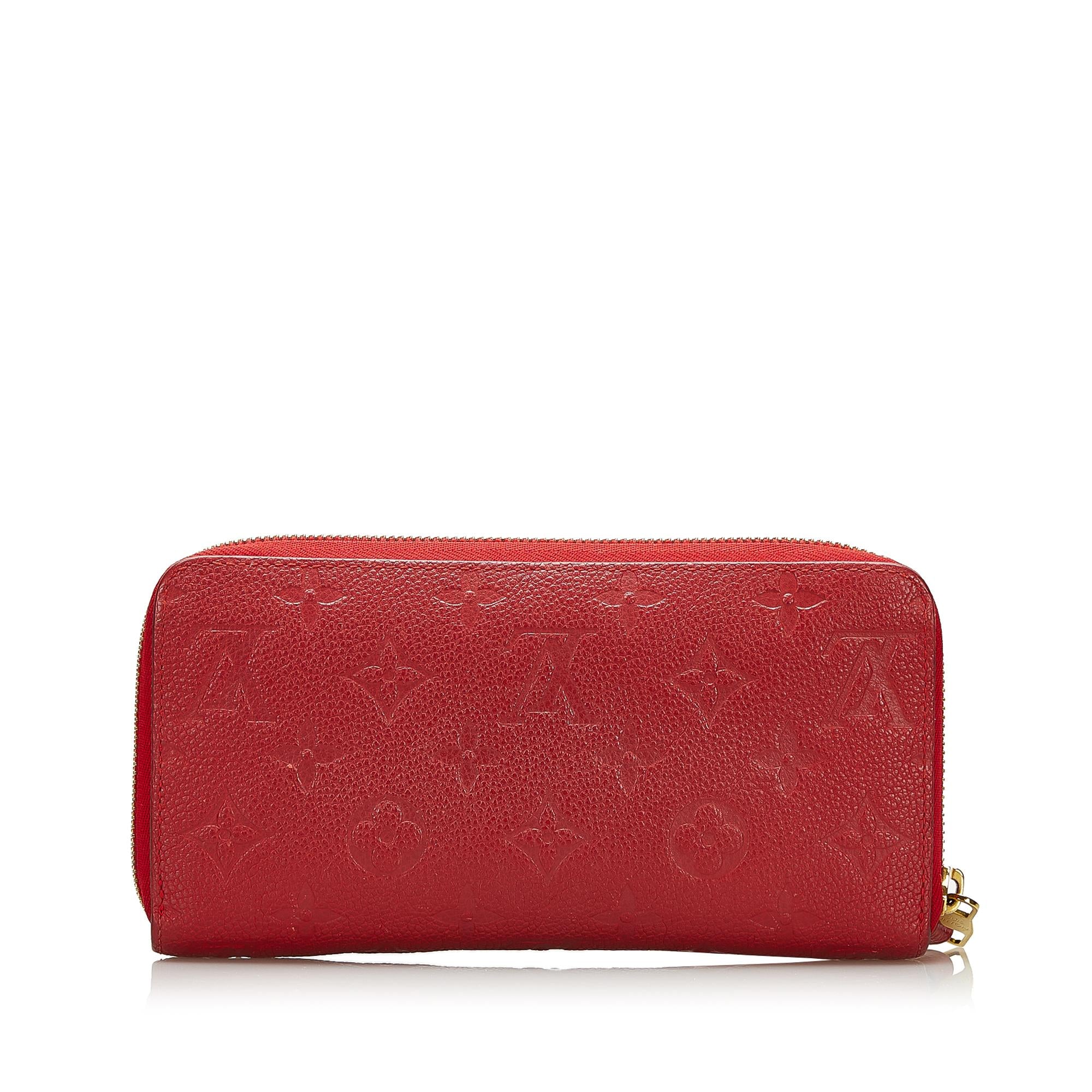 Louis Vuitton Monogram Empreinte Zippy Long Wallet (SHG-35764)