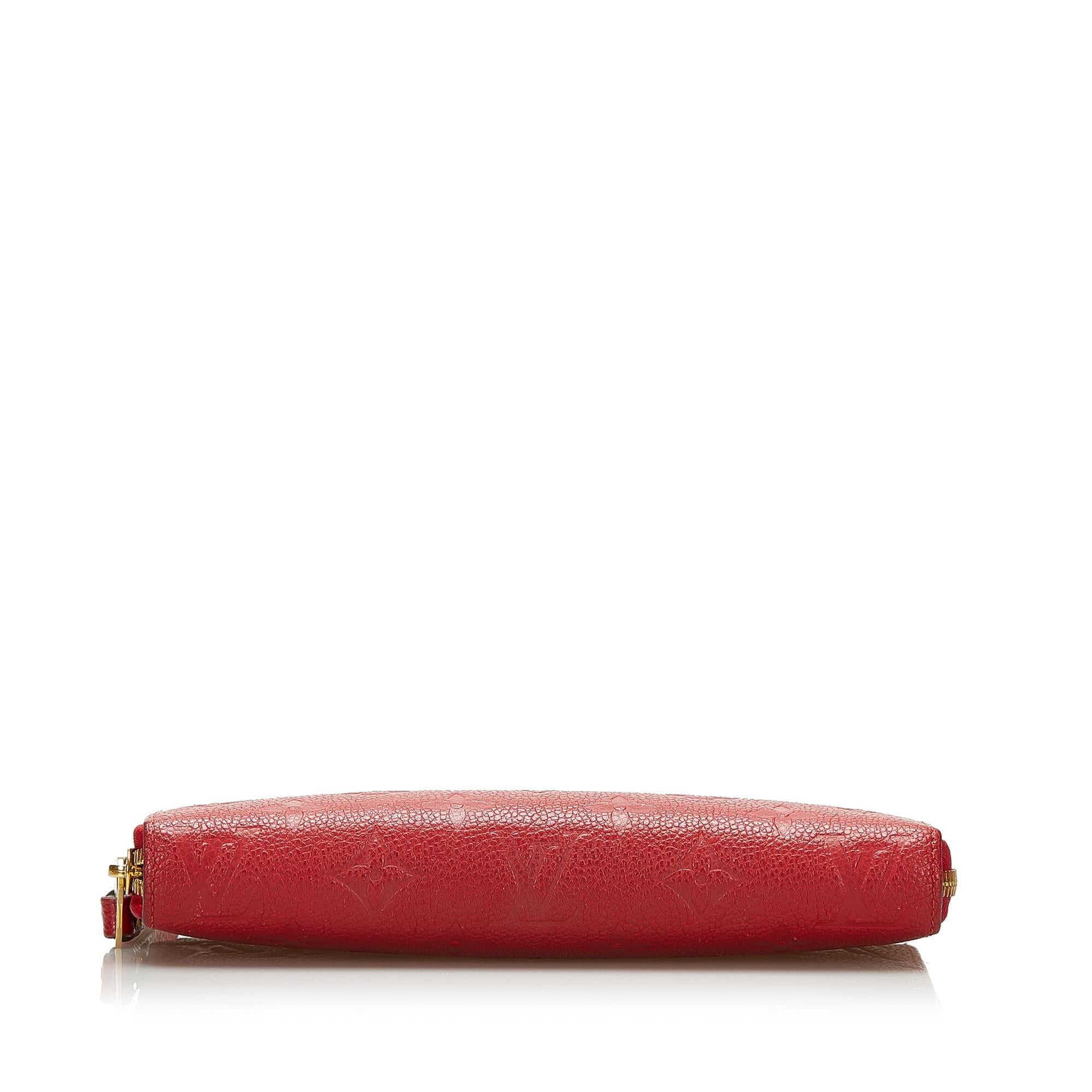 Louis Vuitton Monogram Empreinte Zippy Long Wallet (SHG-35764)