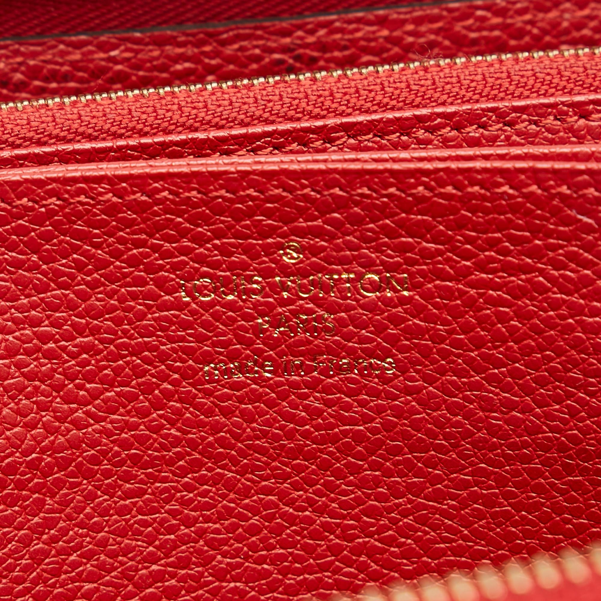 Louis Vuitton Monogram Empreinte Zippy Long Wallet (SHG-35764)