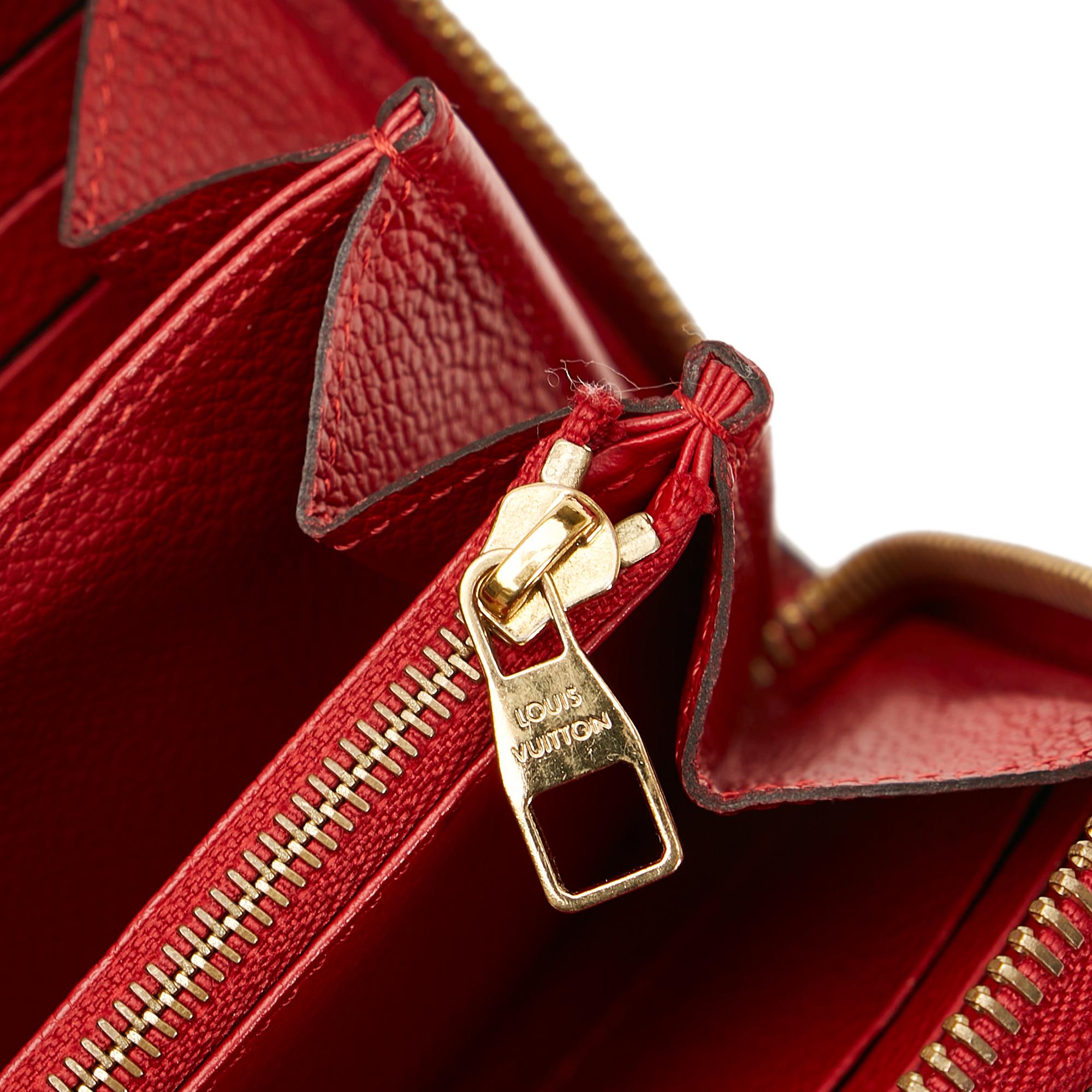 Louis Vuitton Monogram Empreinte Zippy Long Wallet (SHG-35764)