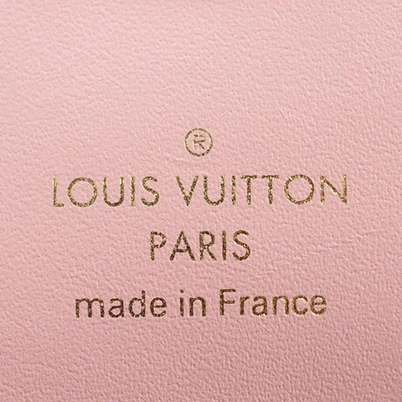 Louis Vuitton Raspberry Monogram Canvas Flore Wallet On Chain (WOC)  QJA0YE1YPB005