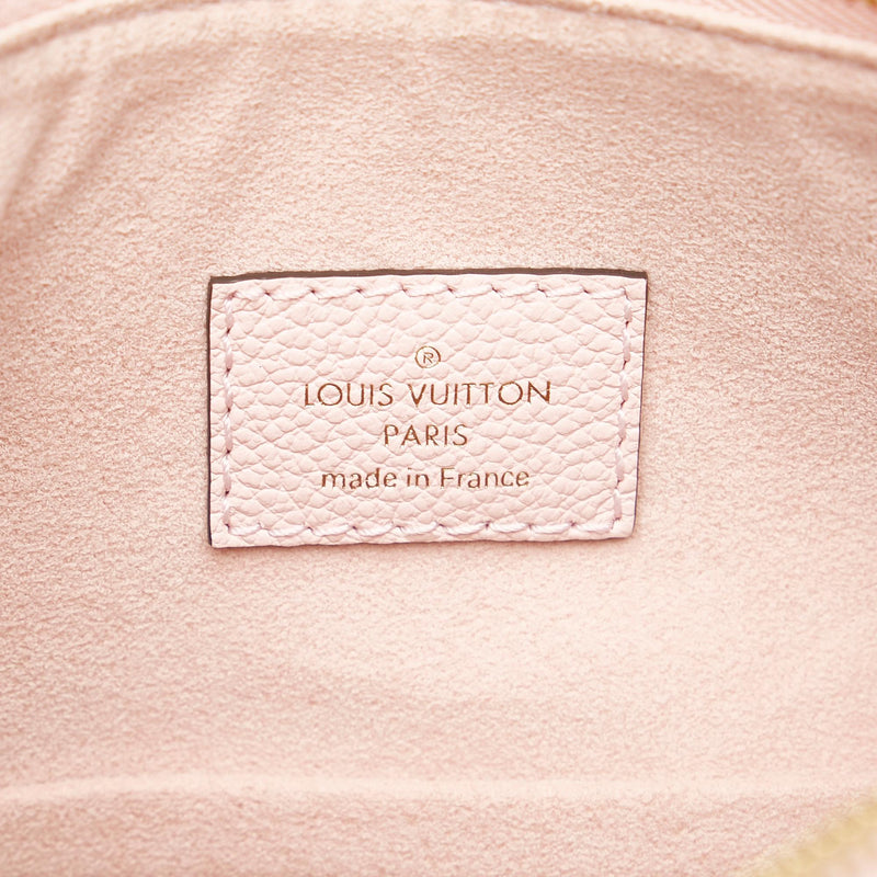 [8/1 P2x] LOUIS VUITTON Monogram Giant Marshmallow PM Shoulder Bag Pink  M45697