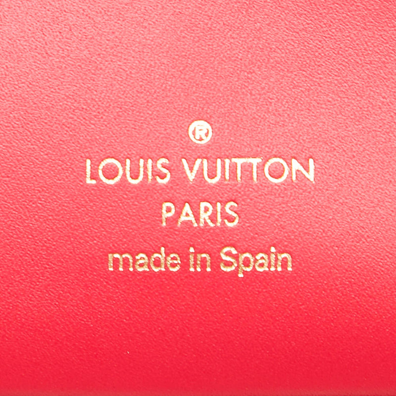 Preloved Louis Vuitton Monogram Canvas Elizabeth Pencil Pouch Red