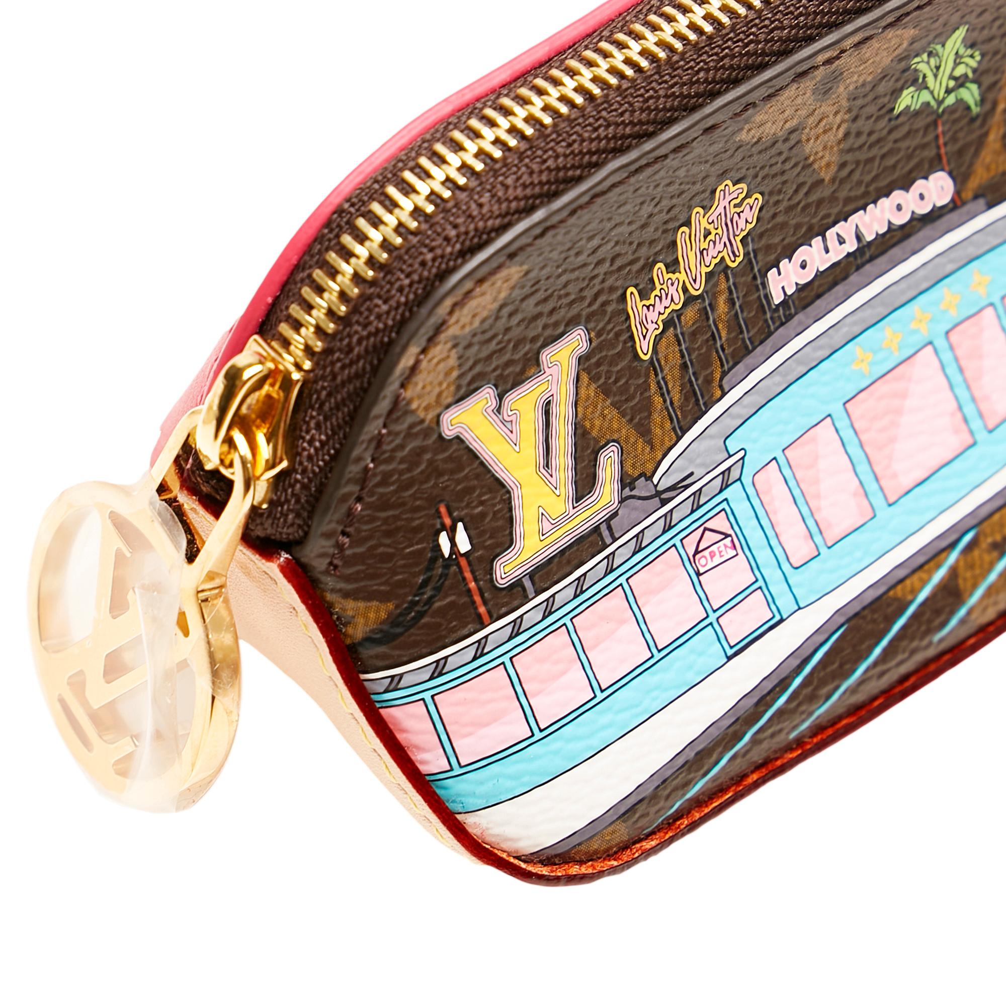 Louis Vuitton Monogram Hollywood Xmas Elizabeth Pencil Case (SHG-33476