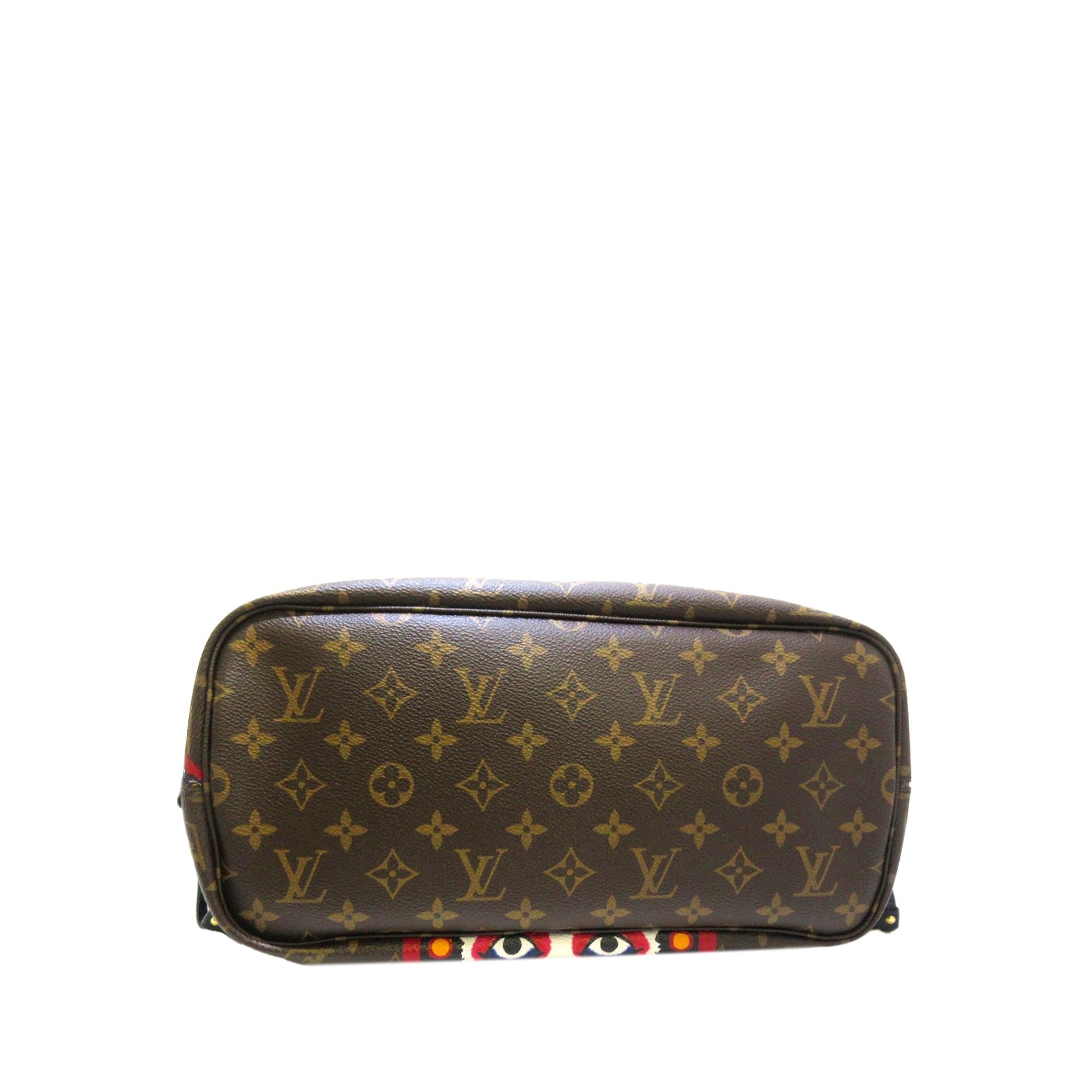 Louis Vuitton Monogram Kabuki Neverfull MM (SHG-FLiZ0D)
