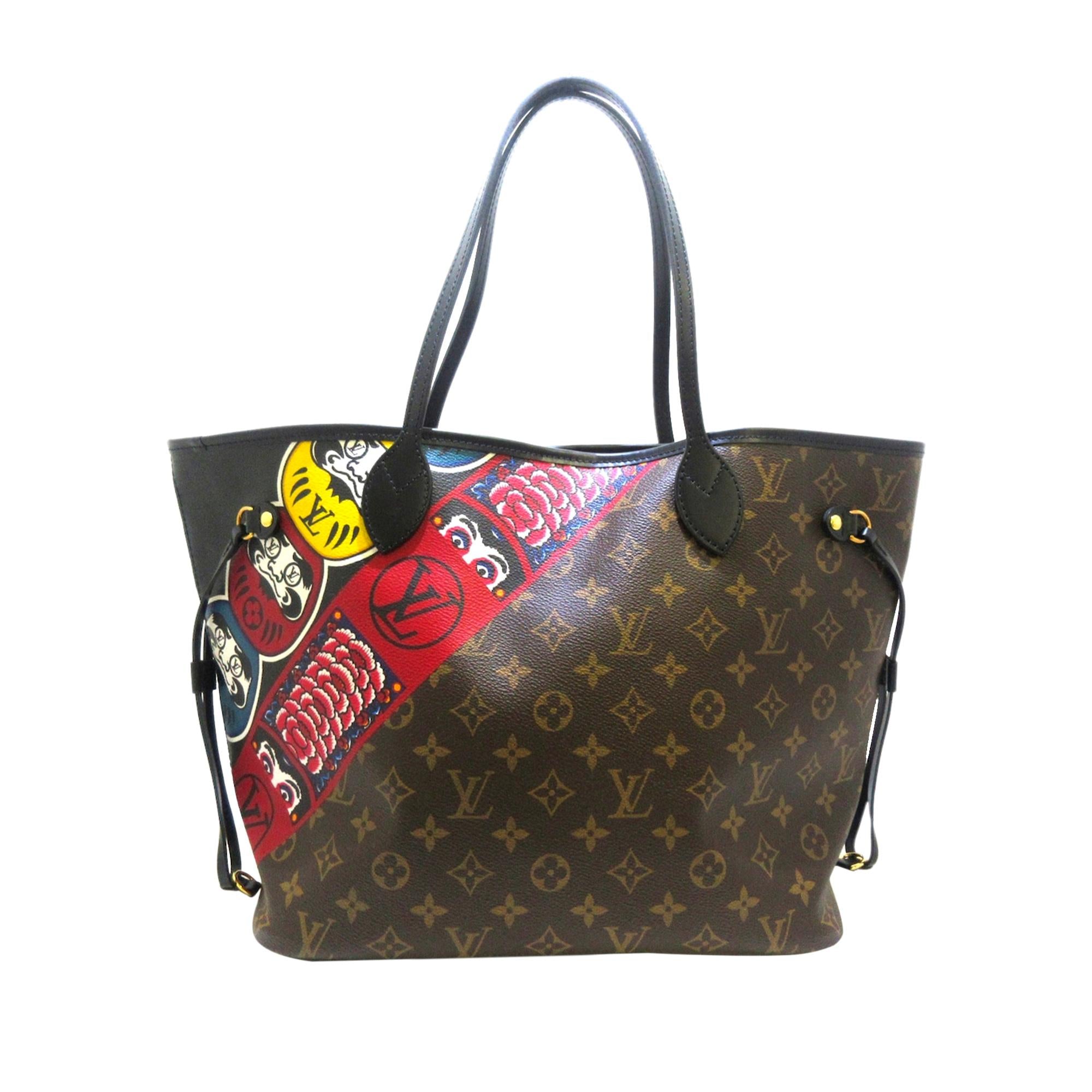 Louis Vuitton Monogram Kabuki Neverfull MM (SHG-FLiZ0D)
