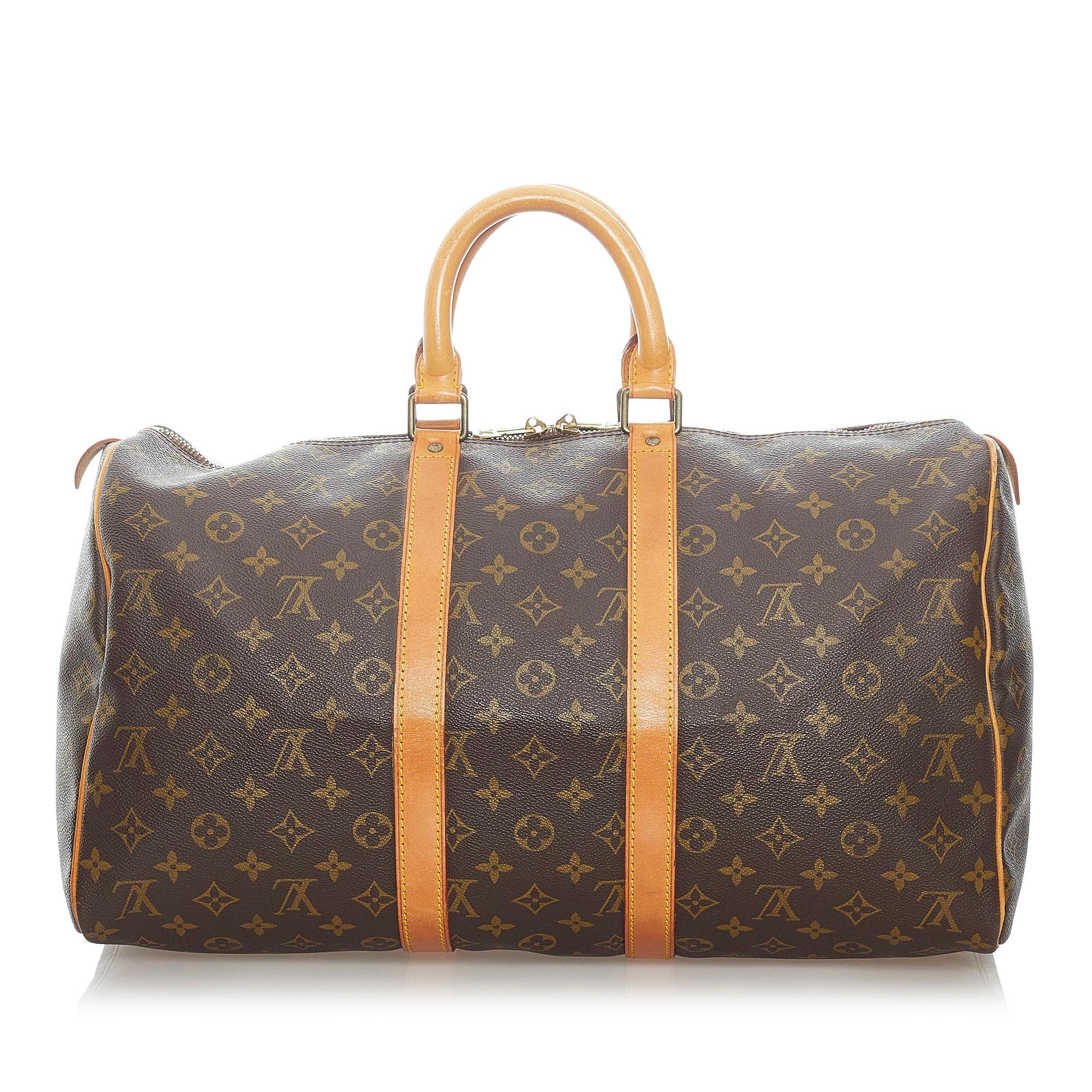 Louis Vuitton Monogram Keepall 45 (SHG-31604)