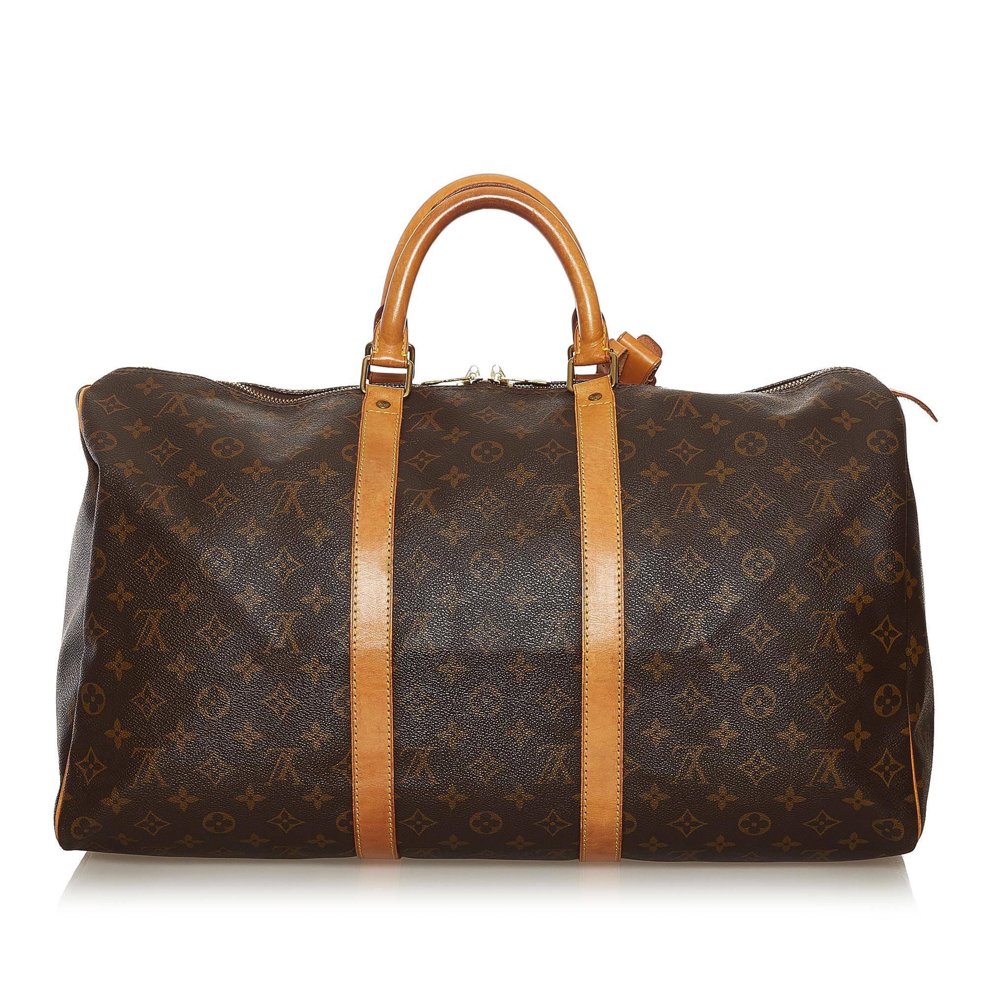 Louis Vuitton Monogram Keepall 50 (SHG-36324)