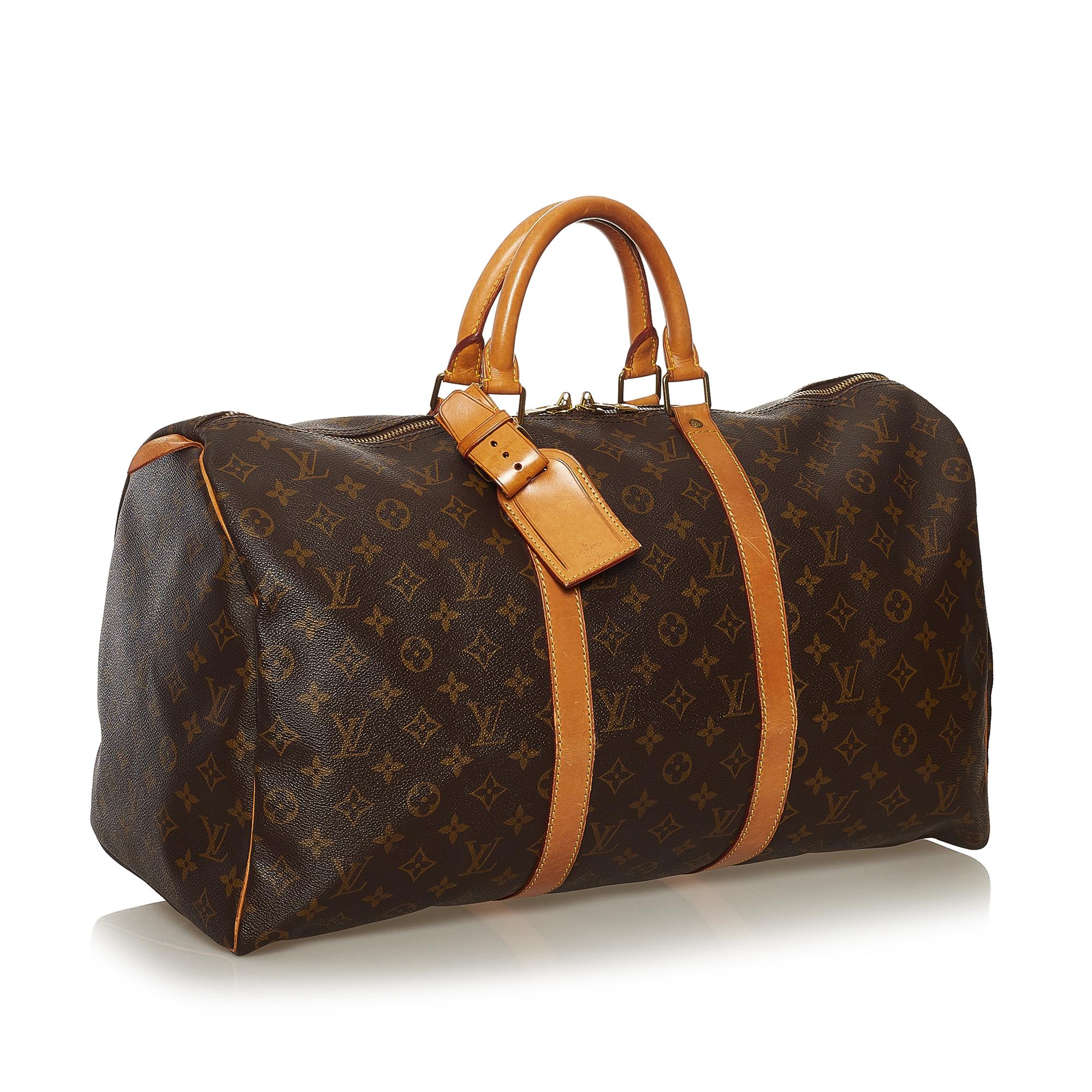 Louis Vuitton Monogram Keepall 50 (SHG-36324)