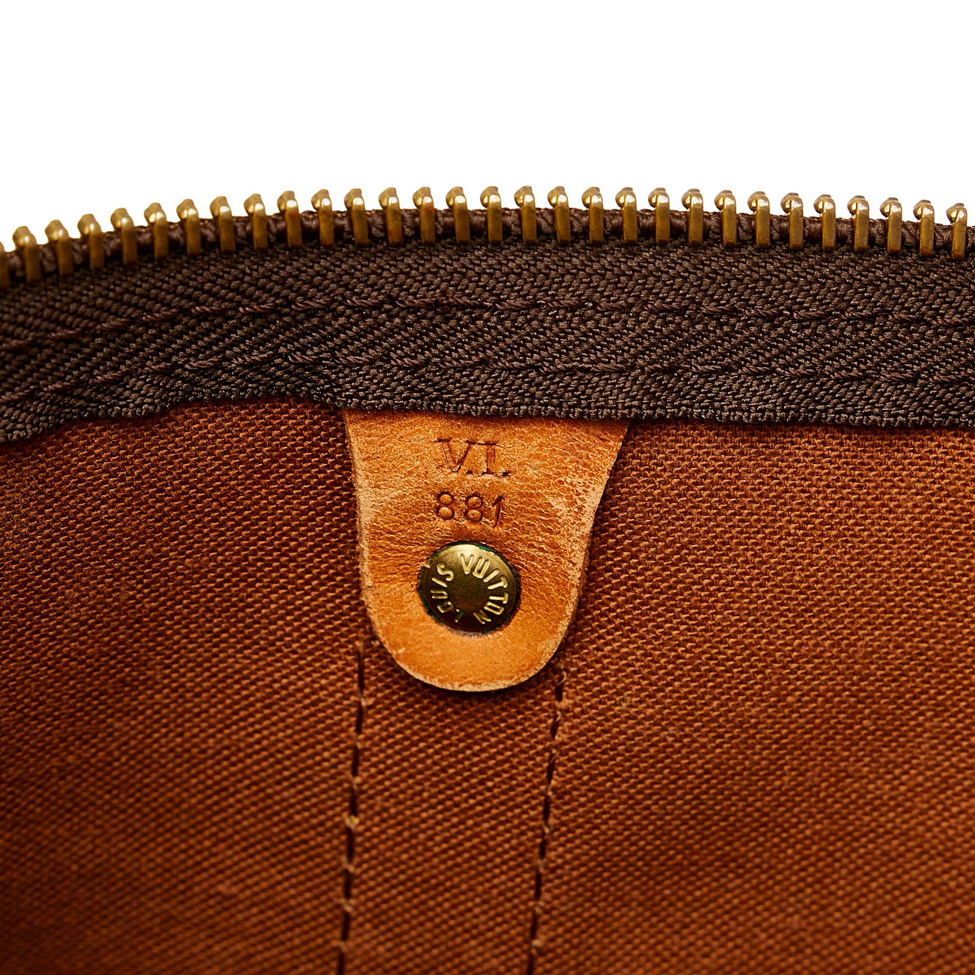 Louis Vuitton Monogram Keepall 55 (SHG-23043)