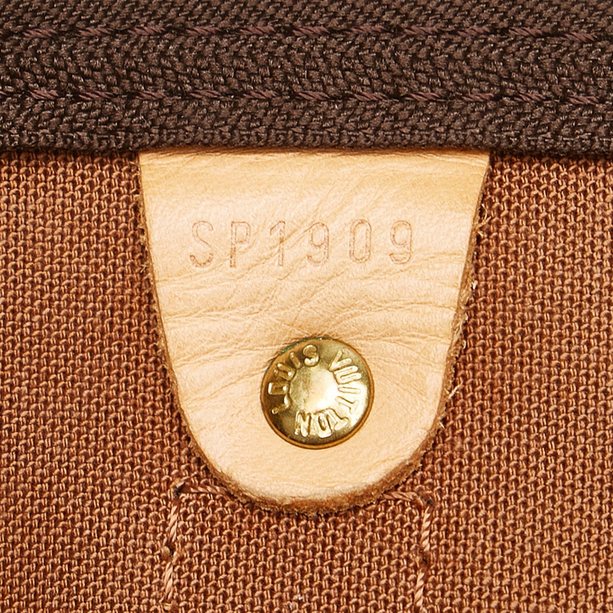 Louis Vuitton Monogram Keepall Bandouliere 55 (SHG-35829)