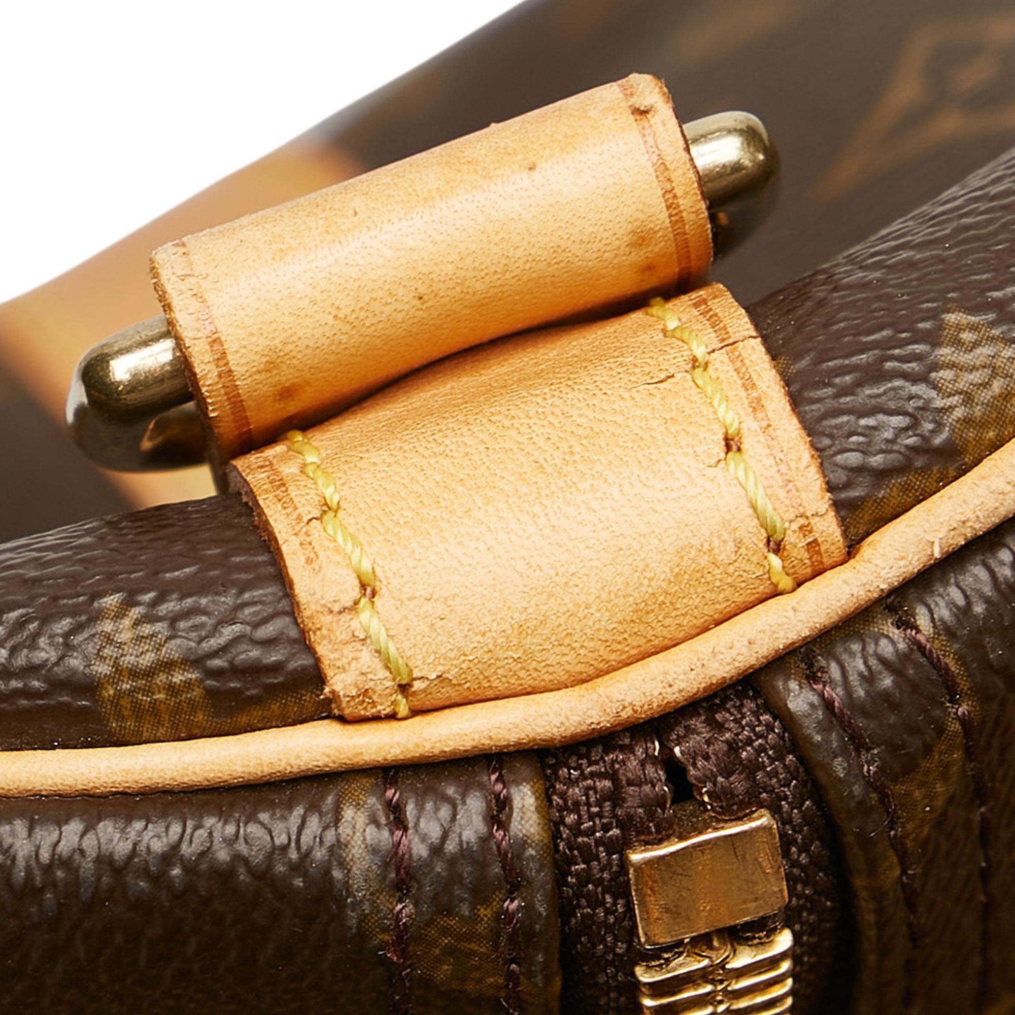 Louis Vuitton Monogram Keepall Bandouliere 55 (SHG-35829)