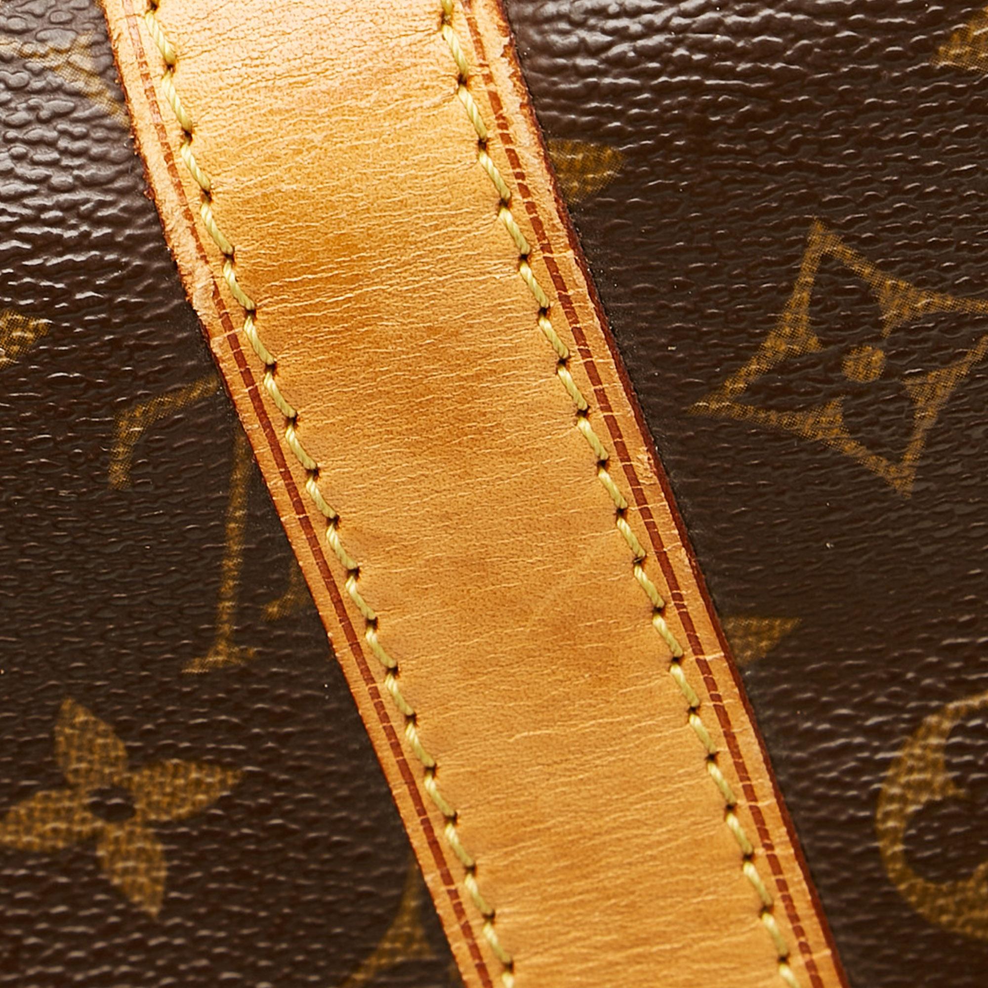 Louis Vuitton Monogram Keepall Bandouliere 55 (SHG-35829)