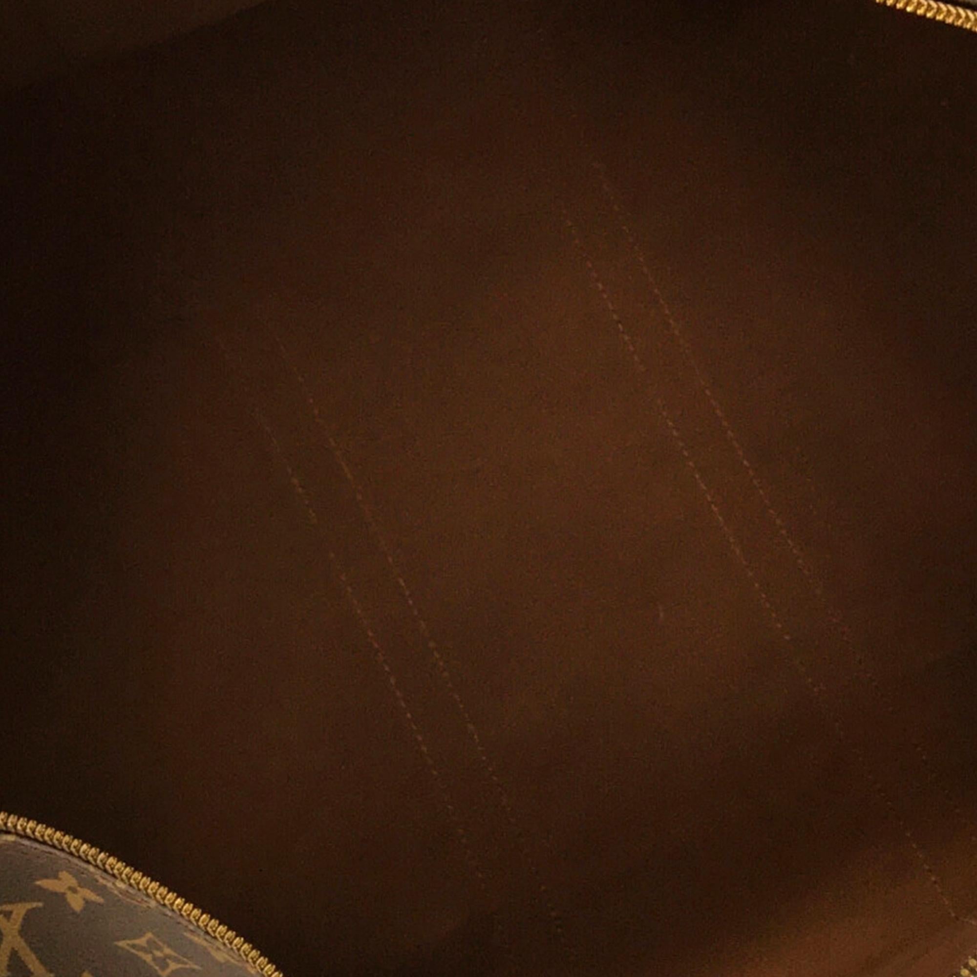 Louis Vuitton Monogram Keepall Bandouliere 55 (SHG-36871)