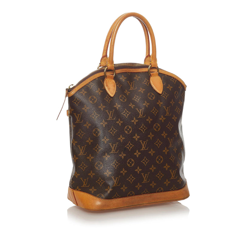 Brown Louis Vuitton Monogram Lockit Horizontal Tote Bag