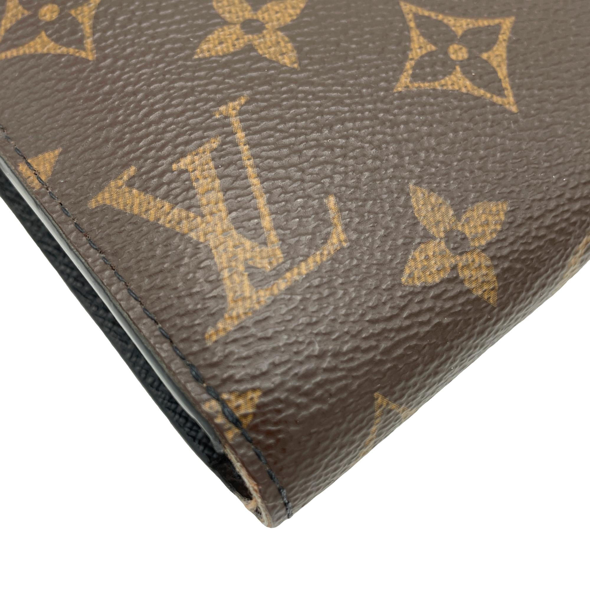 Louis Vuitton Monogram Macassar Zippy Dragonne (SHG-wgkDks)