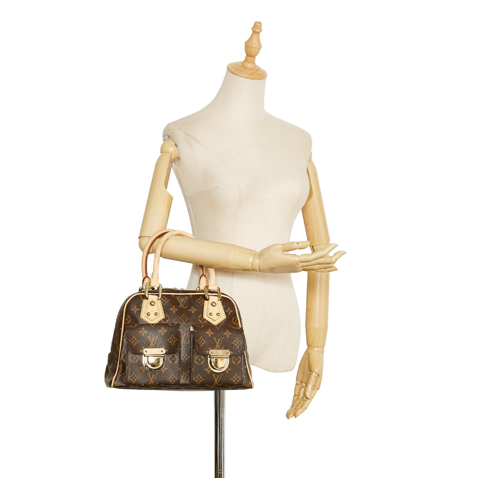 Louis Vuitton Monogram Manhattan PM (SHG-GzTtBm)