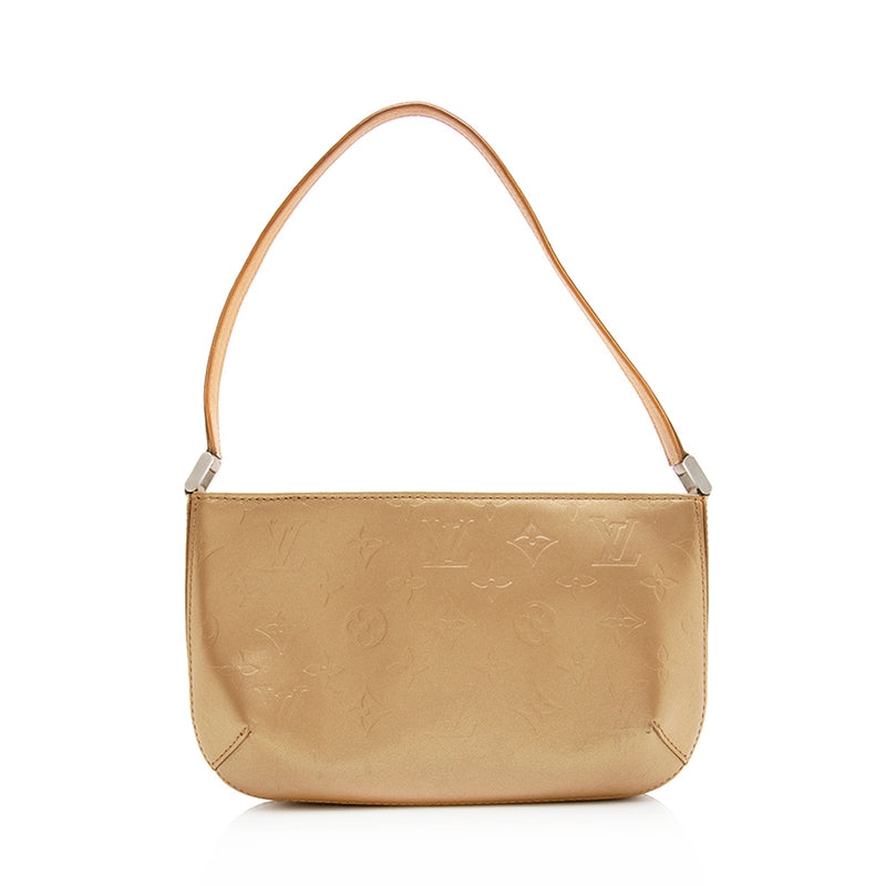 Louis Vuitton Monogram Mat Fowler handbag Silver Gray Shoulder Bag