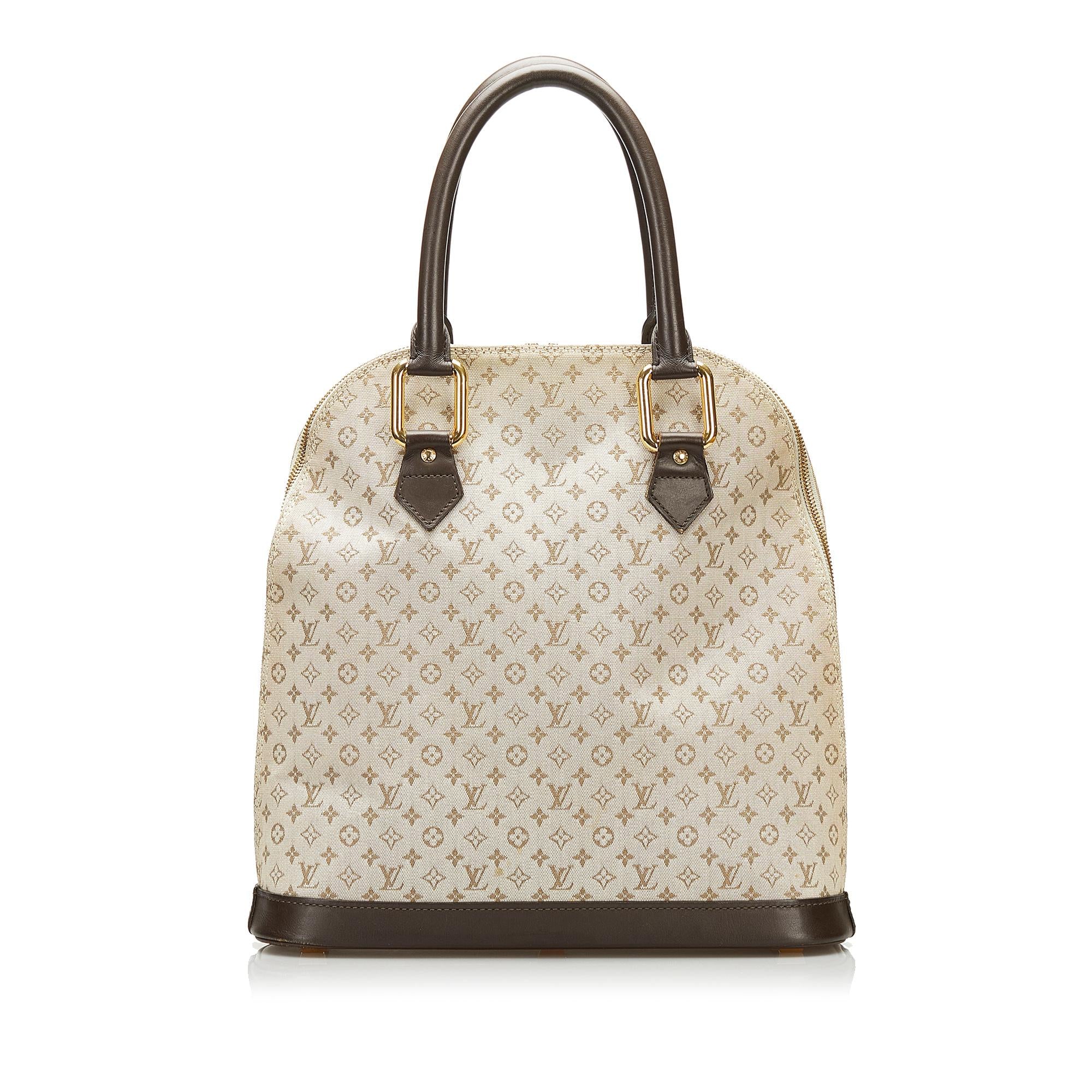Louis Vuitton Monogram Mini Lin Alma Haut (SHG-35502)