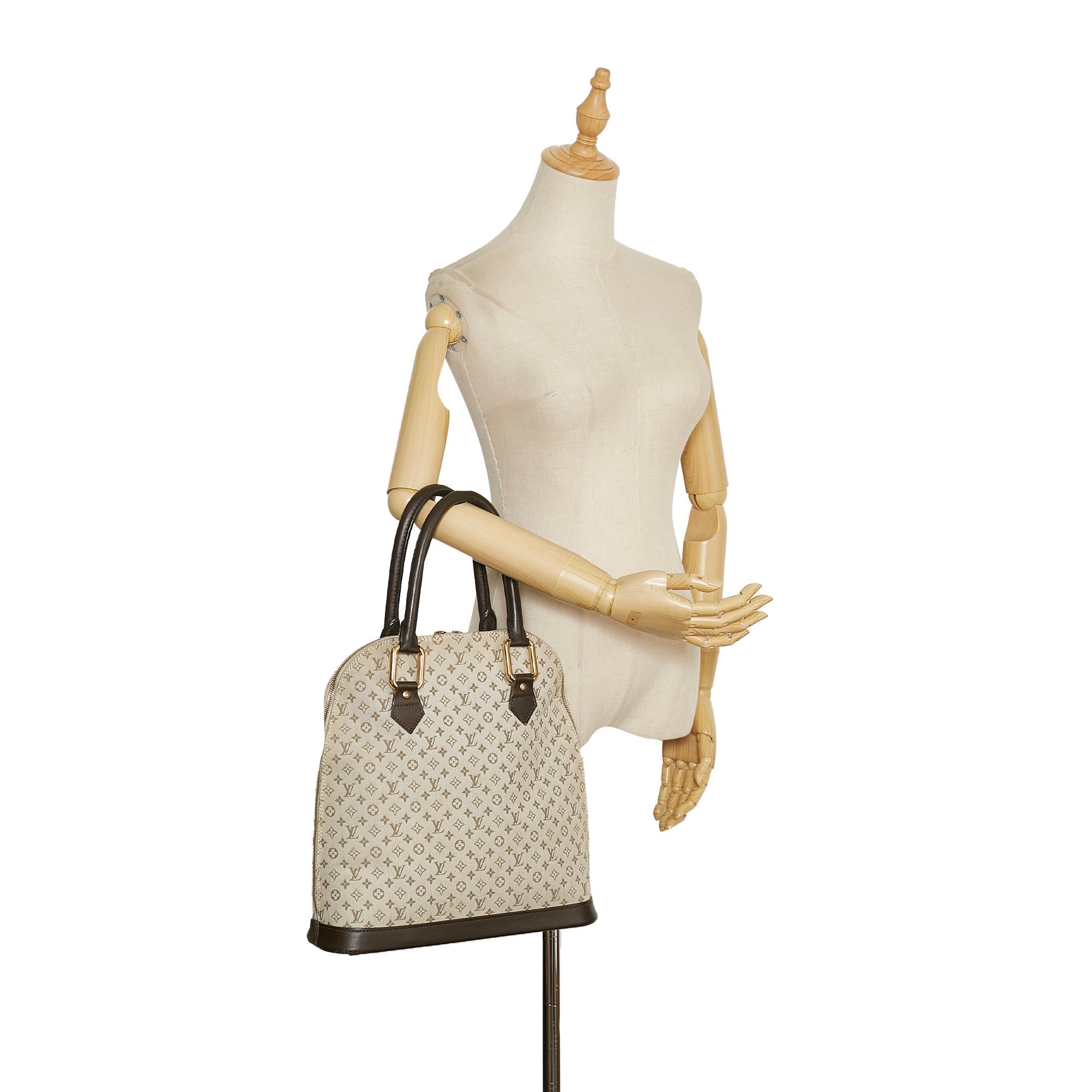 Louis Vuitton Monogram Mini Lin Alma Haut (SHG-35502)