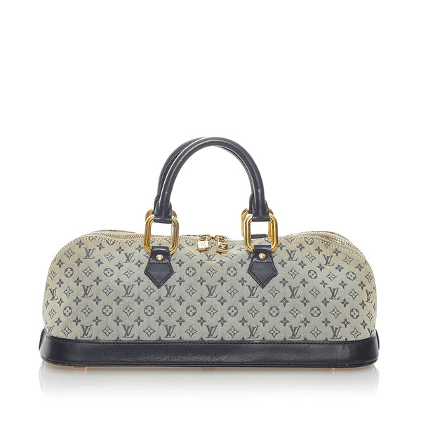 Louis Vuitton Monogram Mini Lin Alma Long Handbag (SHG-32439)
