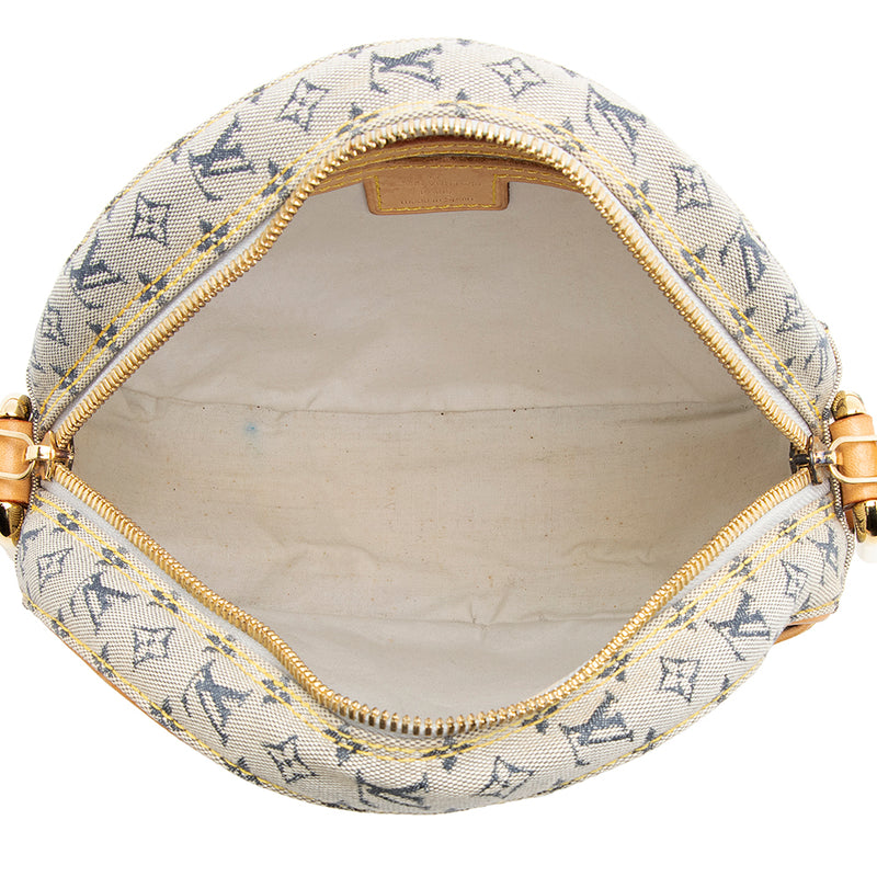 Louis Vuitton Vintage Mini Lin Juliette Crossbody Bag (TH0040) at