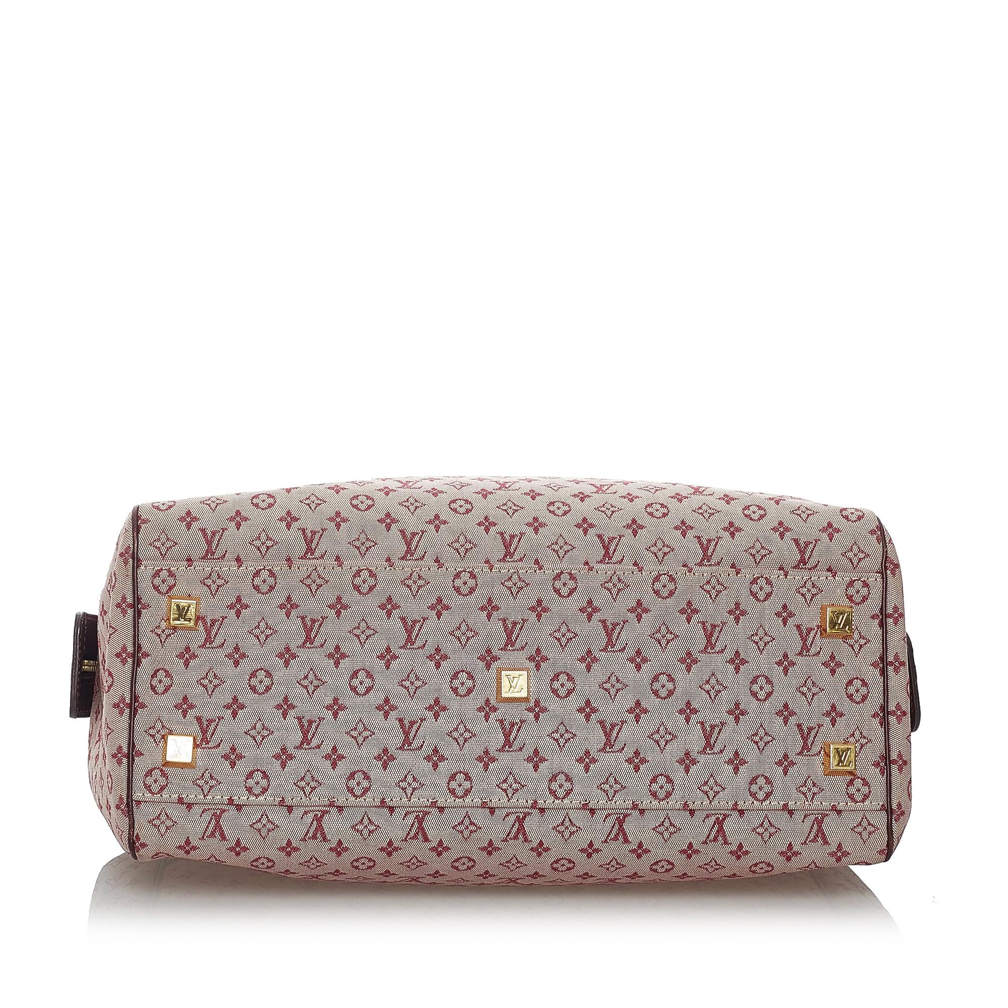 Louis Vuitton Monogram Mini Lin Josephine GM (SHG-29448)