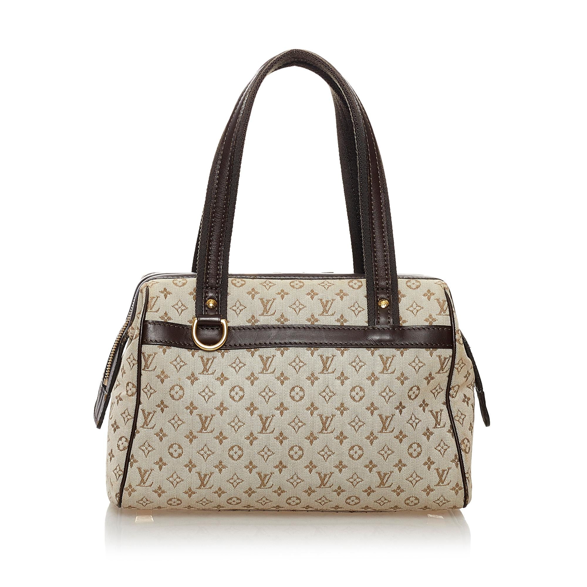 Louis Vuitton Monogram Mini Lin Josephine PM (SHG-32286)