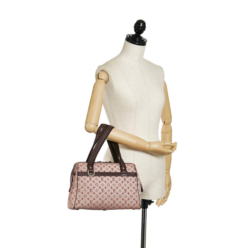 Red Louis Vuitton Monogram Mini Lin Josephine PM Shoulder Bag