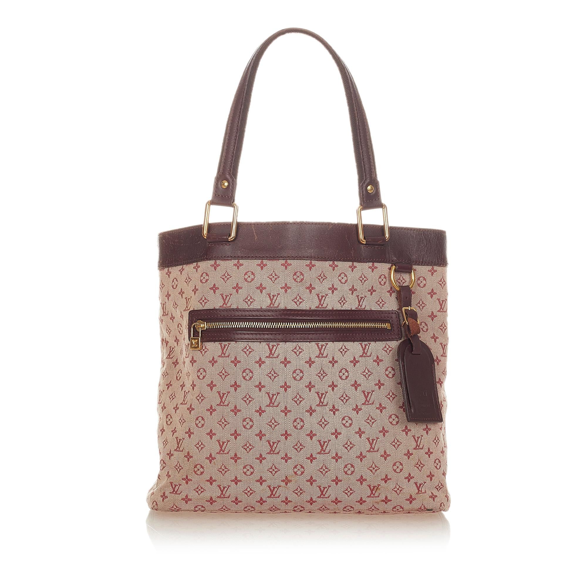 Louis Vuitton Monogram Mini Lin Lucille GM (SHG-26283)