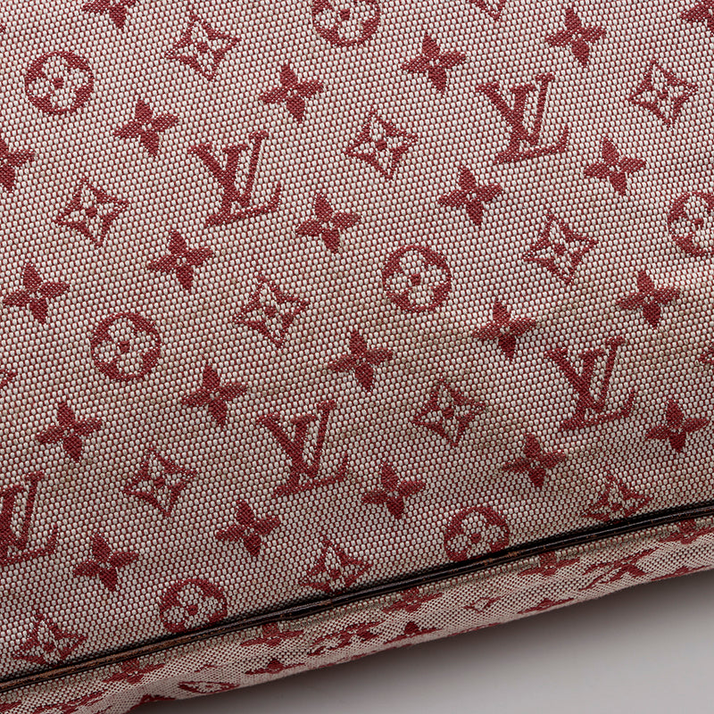 red louis vuitton fabric