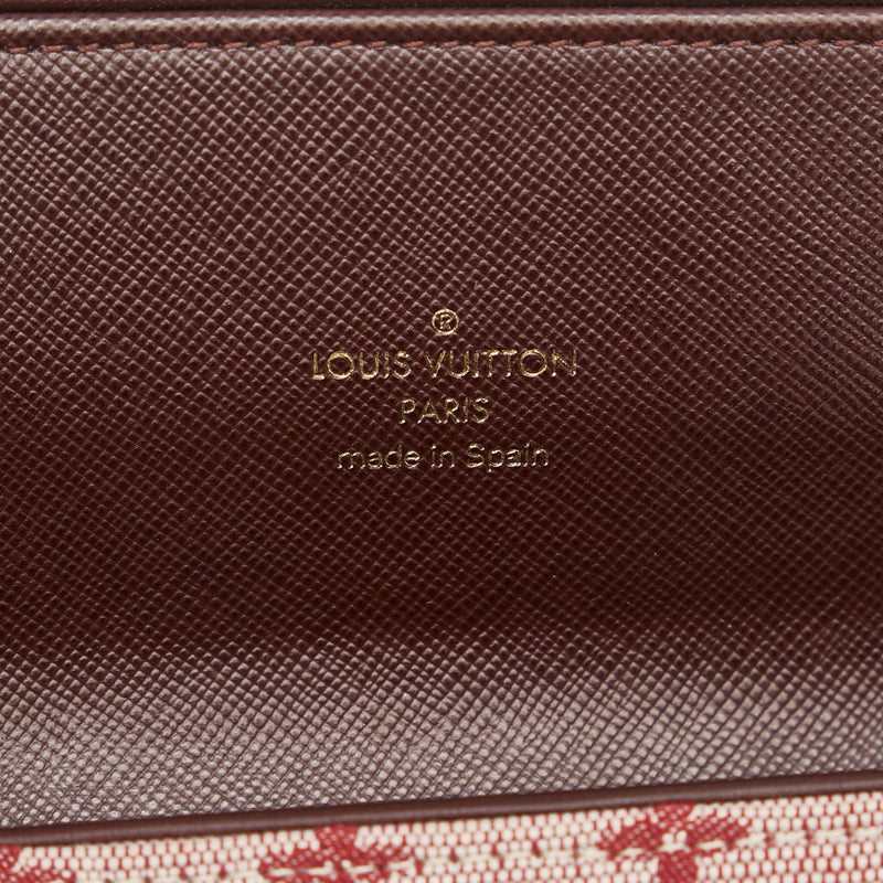 Louis Vuitton Monogram Mini Lin Porte Tresor International (SHG-37866)