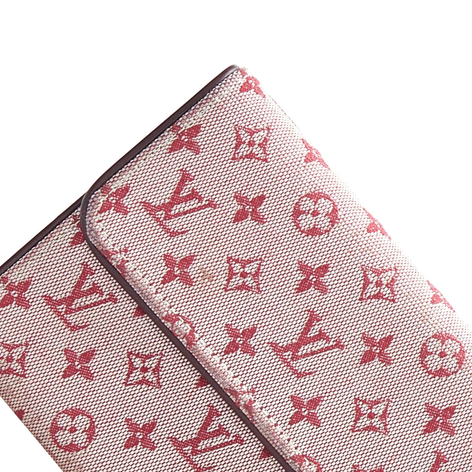 Louis Vuitton Monogram Mini Lin Porte Tresor International (SHG-37866)