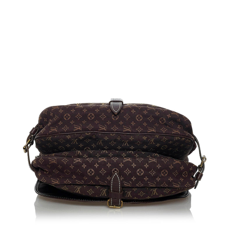Louis Vuitton Monogram Mini Lin Saumur 30 Brown Cloth ref.733166 - Joli  Closet