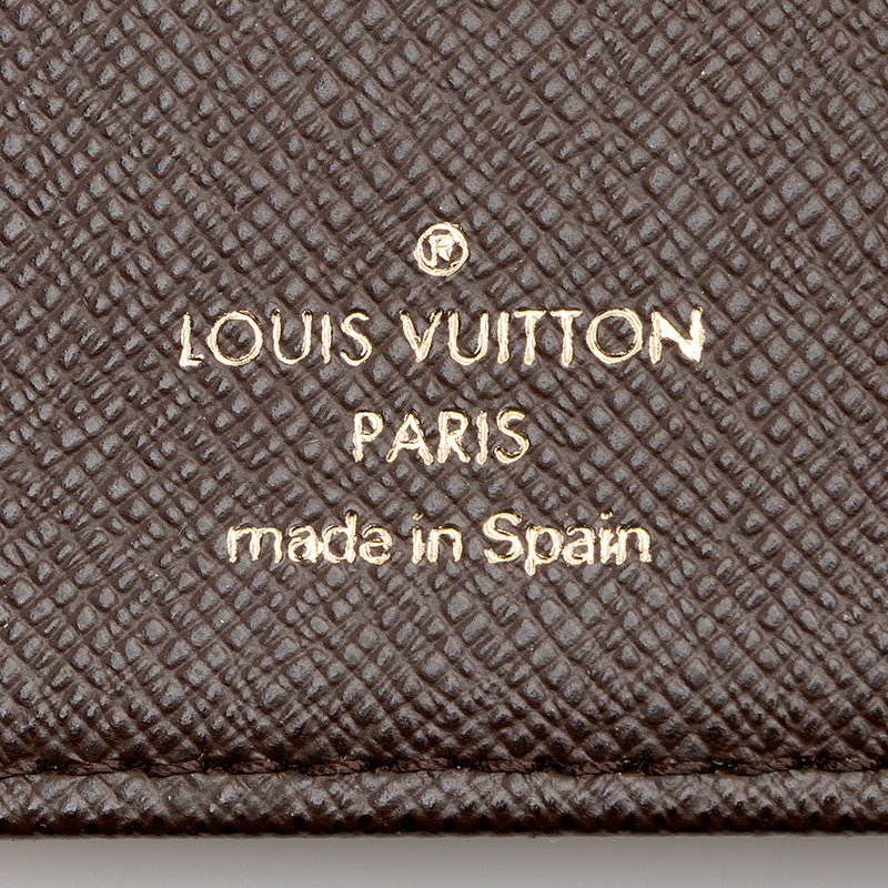 Louis Vuitton Monogram Mini Lin Small Ring Agenda Cover - FINAL SALE (SHF-20321)